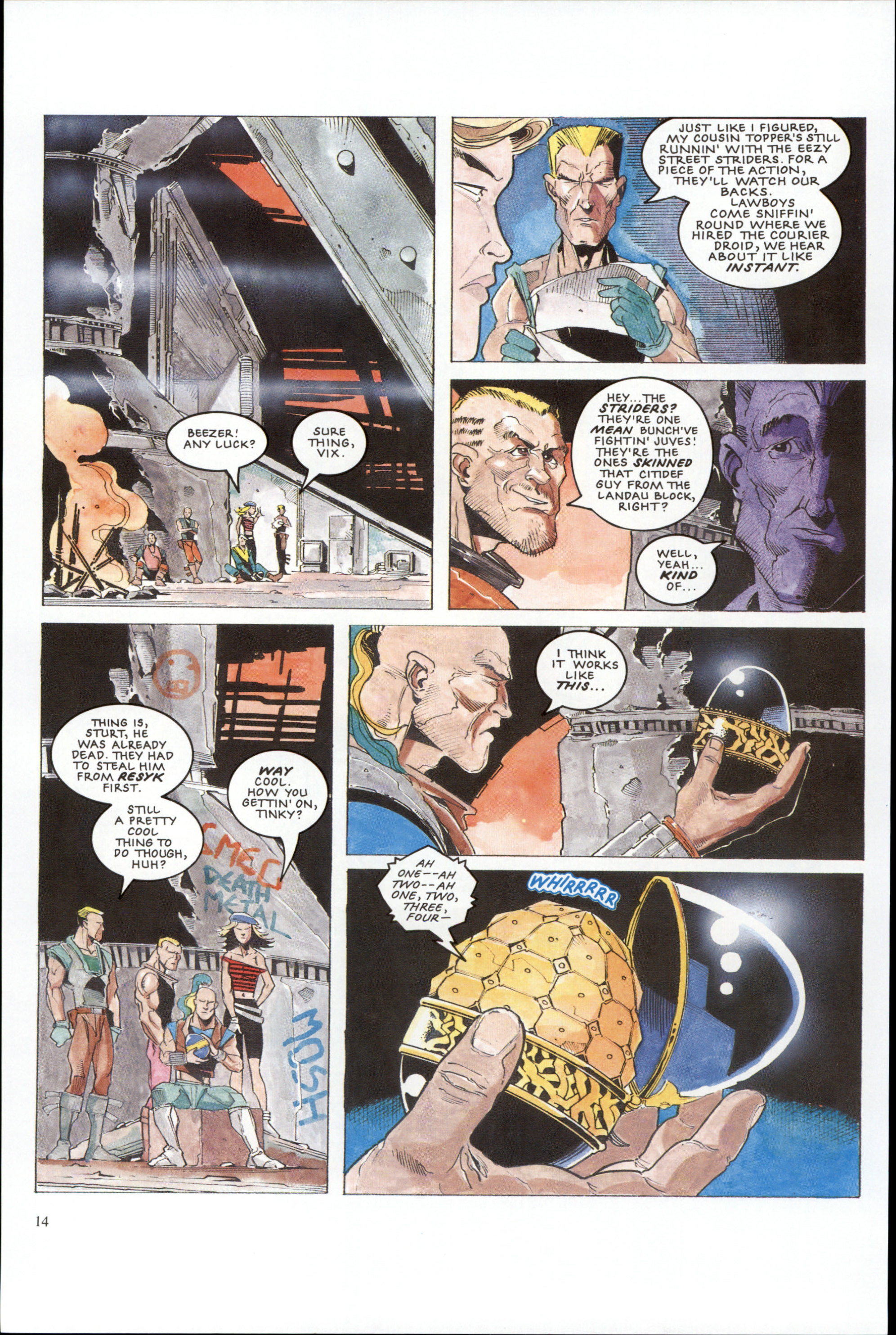 Read online Dredd Rules! comic -  Issue #16 - 16