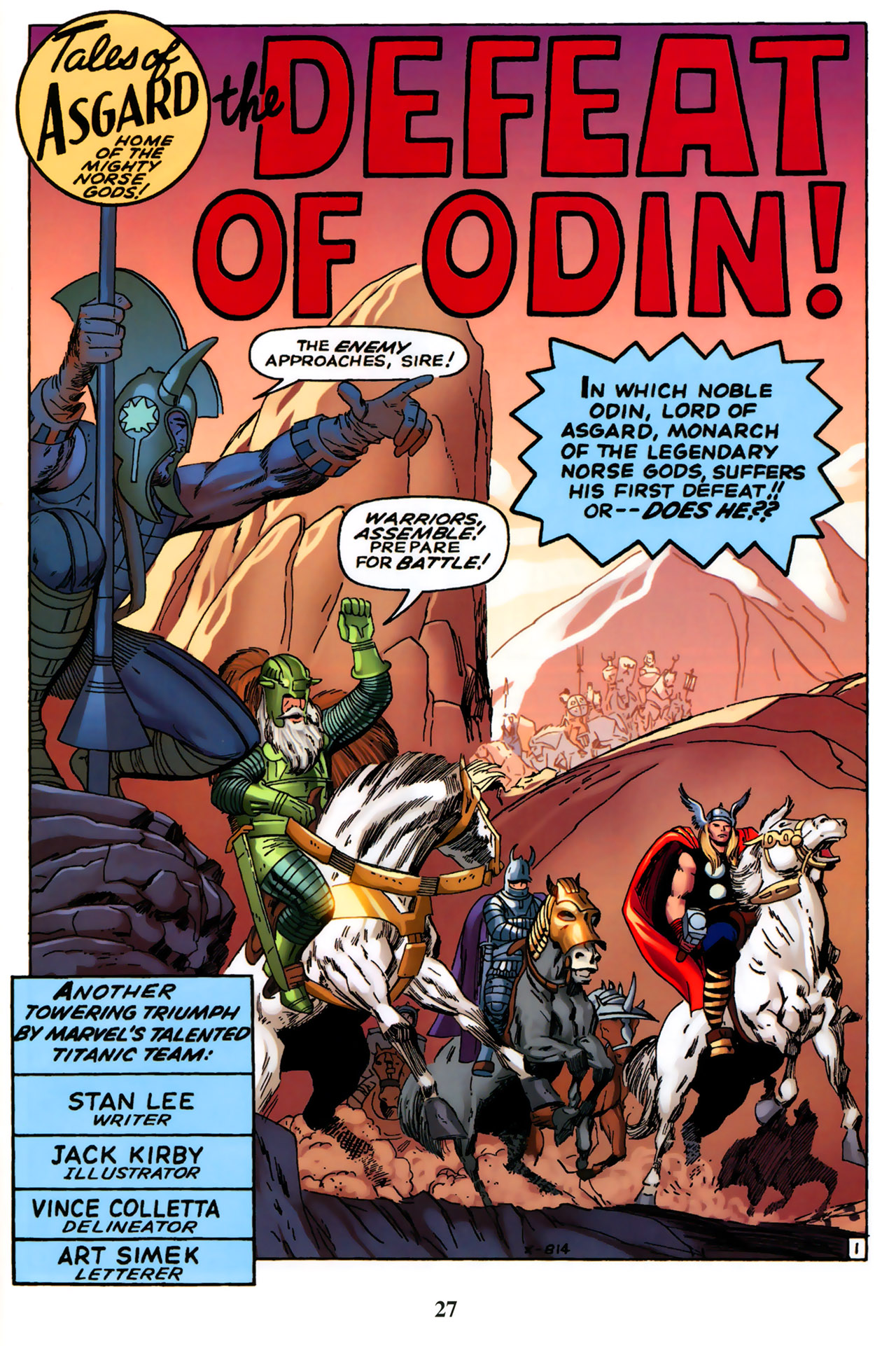 Read online Thor: Tales of Asgard by Stan Lee & Jack Kirby comic -  Issue #2 - 29