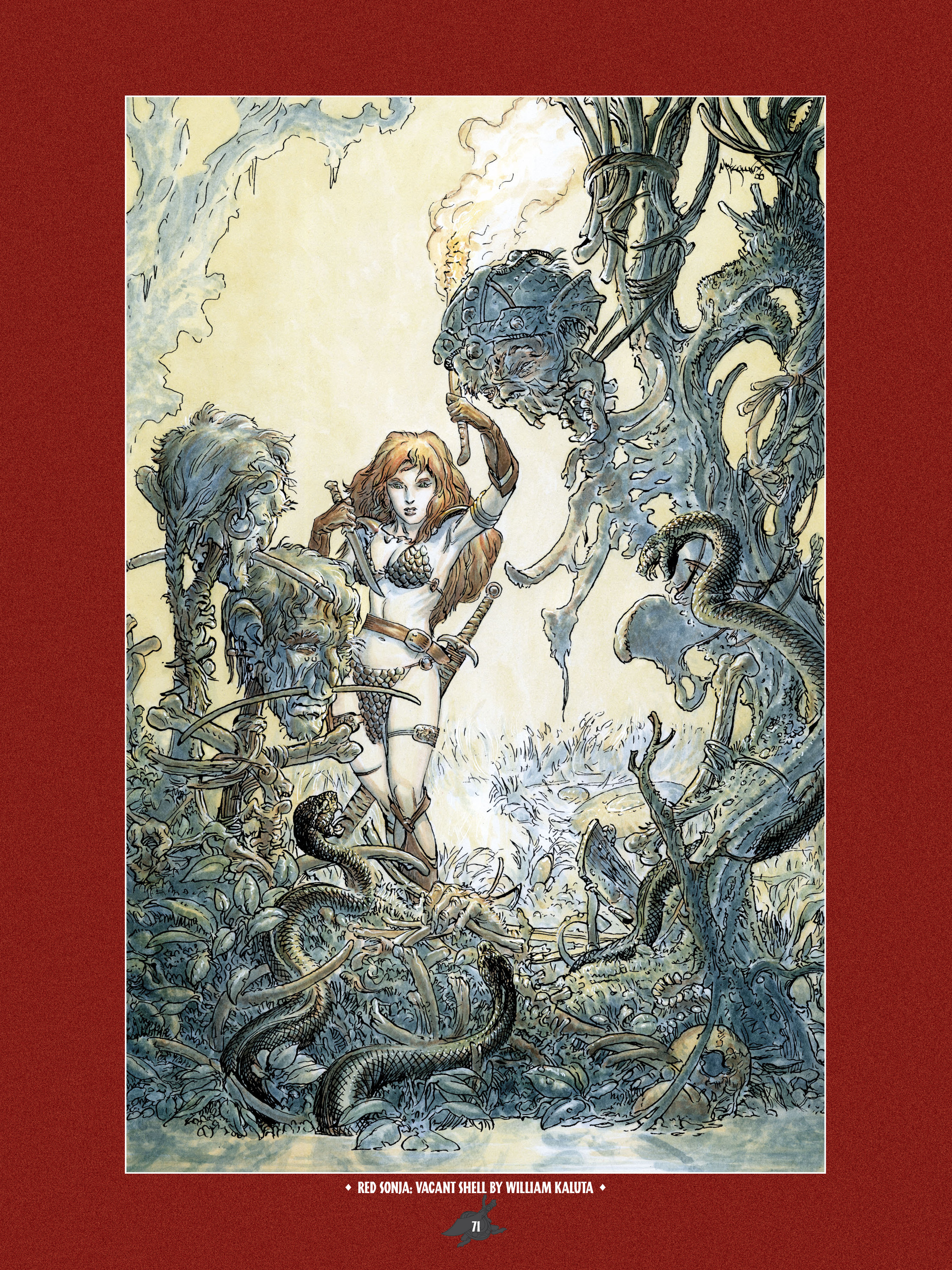 Read online The Art of Red Sonja comic -  Issue # TPB 1 (Part 1) - 70