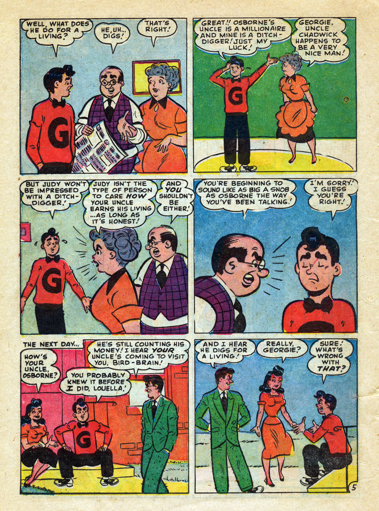 Read online Georgie Comics (1949) comic -  Issue #34 - 14