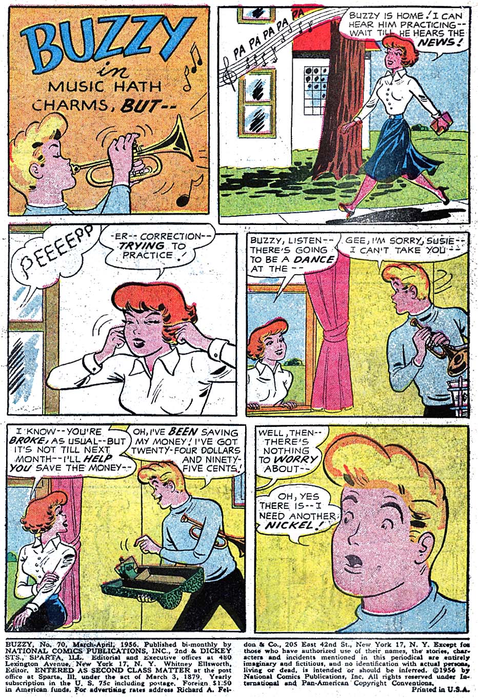 Read online Buzzy comic -  Issue #70 - 3