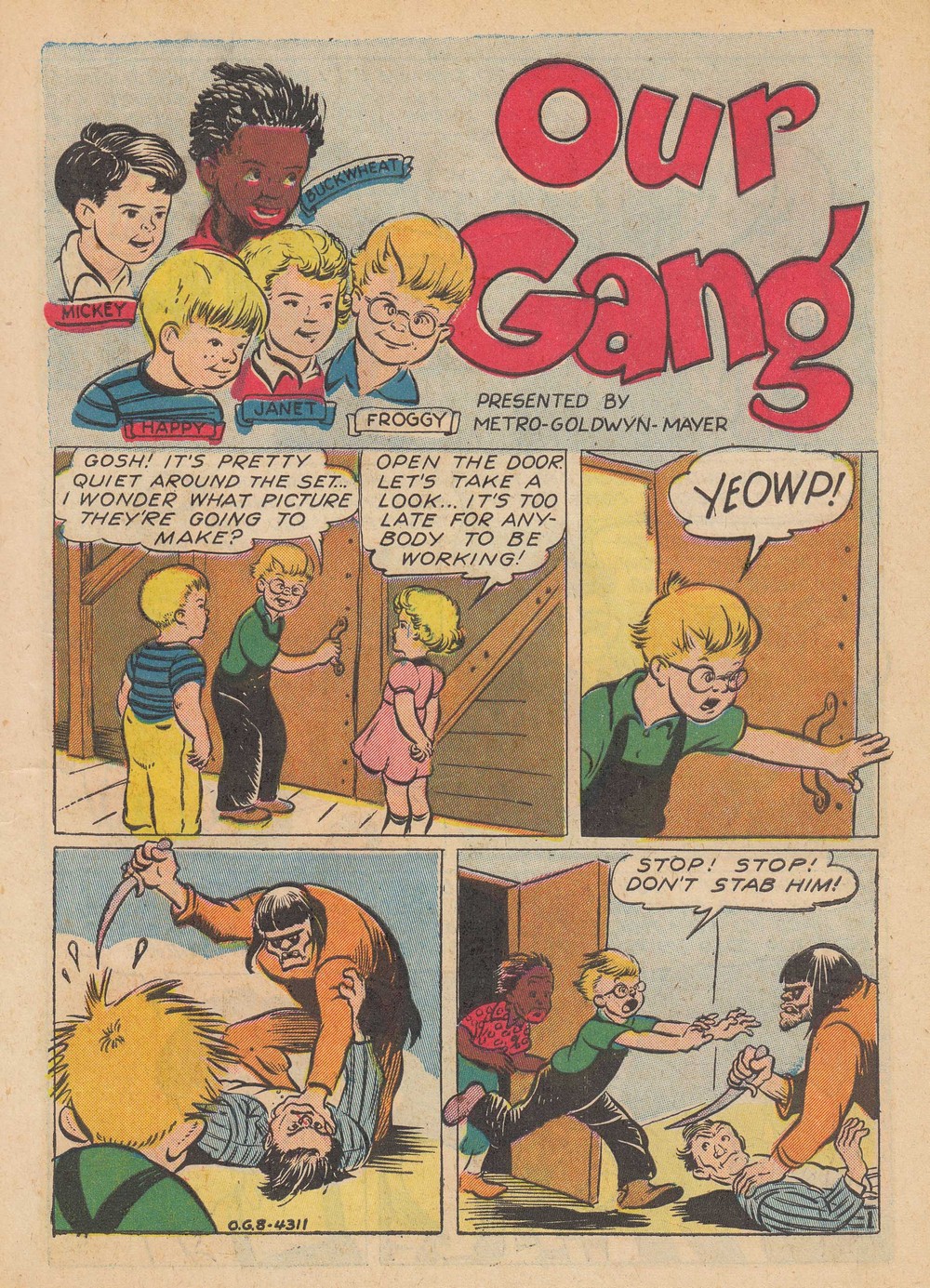 Read online Our Gang Comics comic -  Issue #8 - 3
