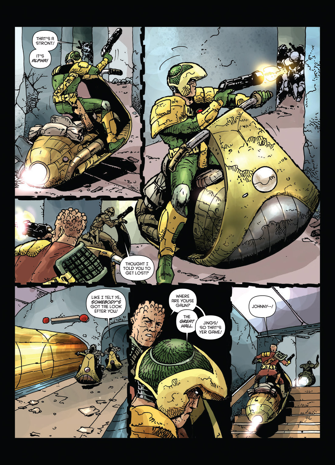 Read online Strontium Dog: The Life and Death of Johnny Alpha: Dogs of War comic -  Issue # TPB - 124