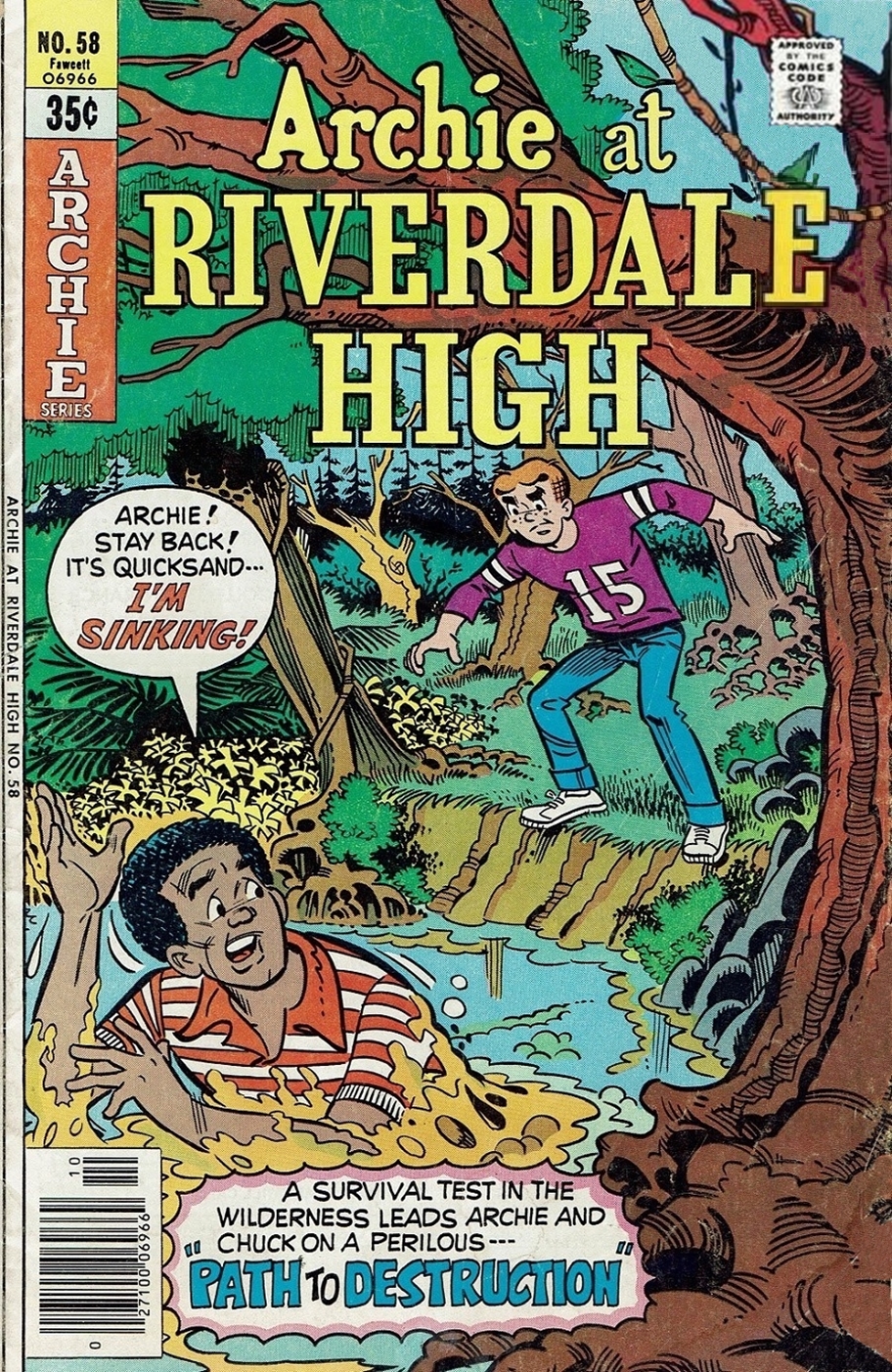 Read online Archie at Riverdale High (1972) comic -  Issue #58 - 1
