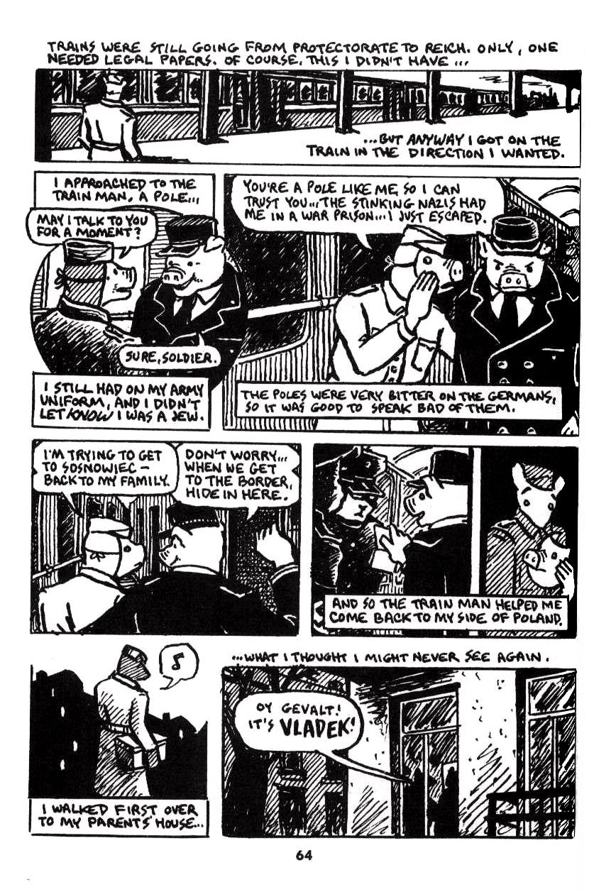 Read online Maus: A Survivor's Tale comic -  Issue # TPB 1 - 60