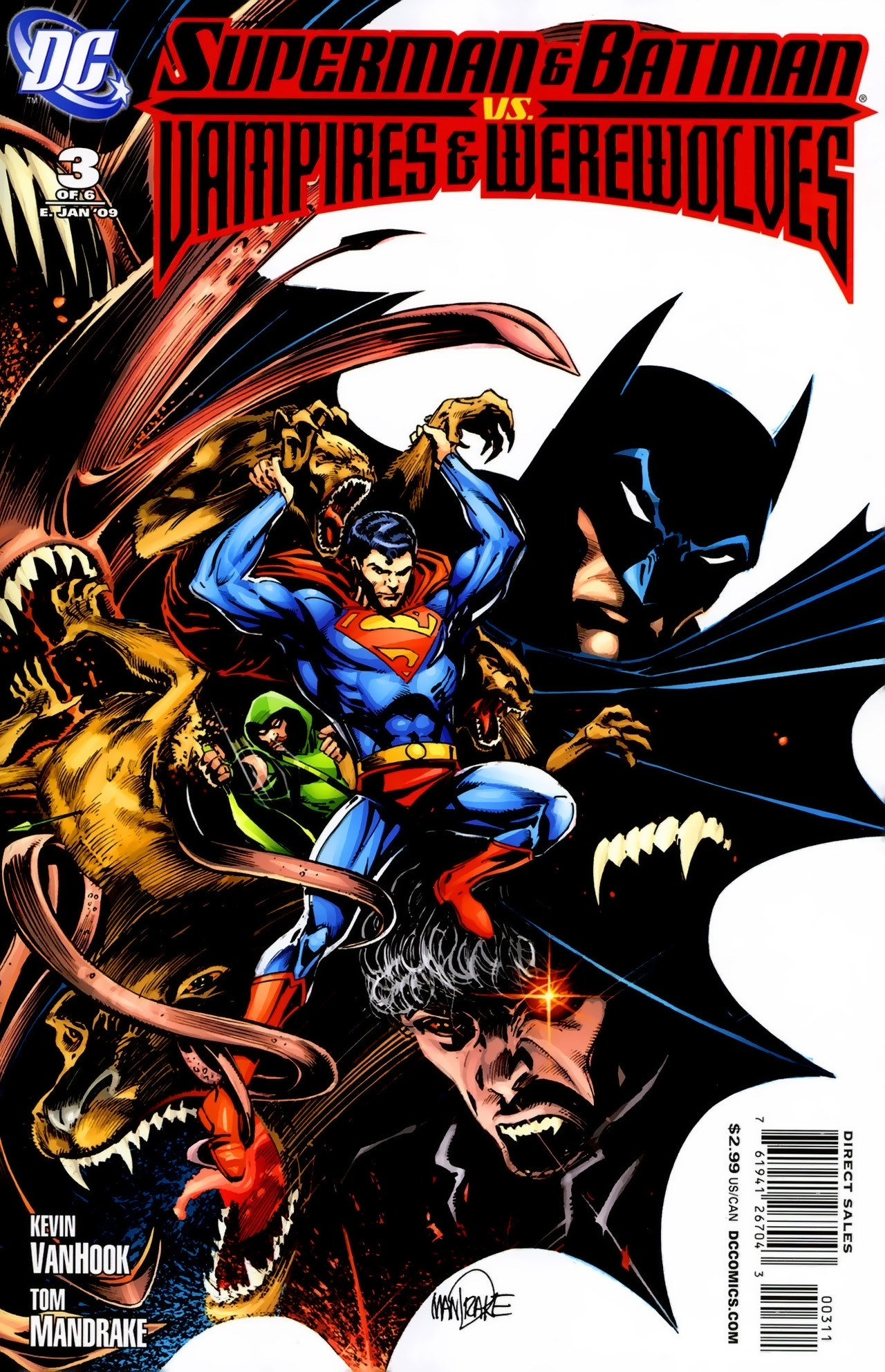 Read online Superman and Batman vs. Vampires and Werewolves comic -  Issue #3 - 1