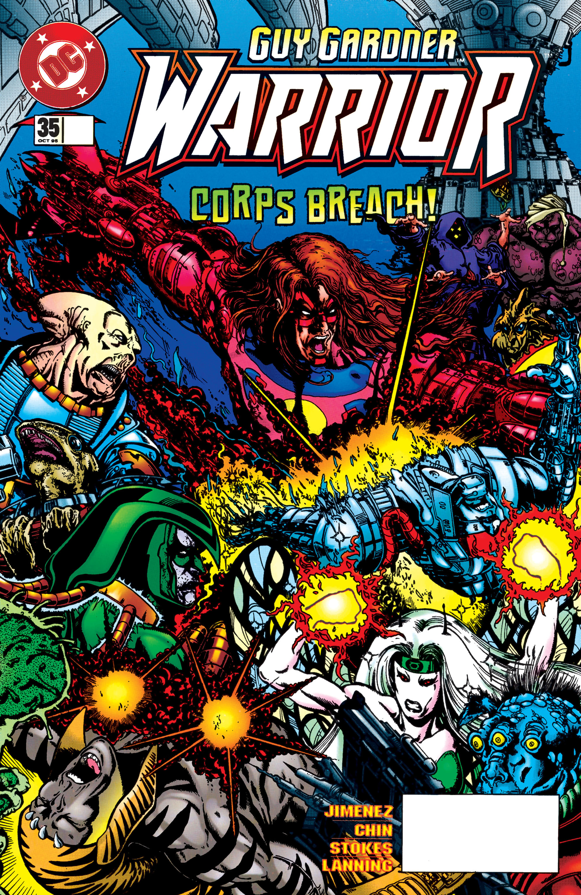 Read online Guy Gardner: Warrior comic -  Issue #35 - 1