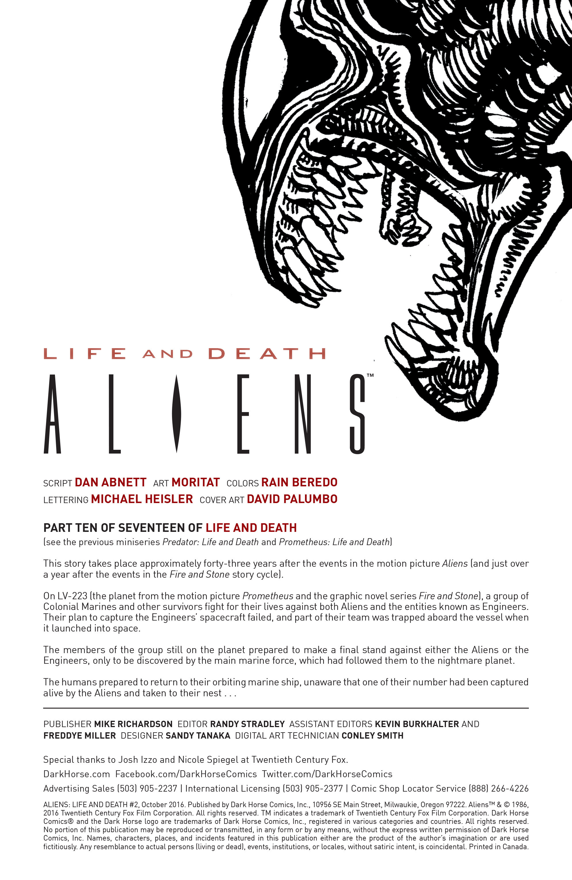 Read online Aliens: Life And Death comic -  Issue #2 - 2