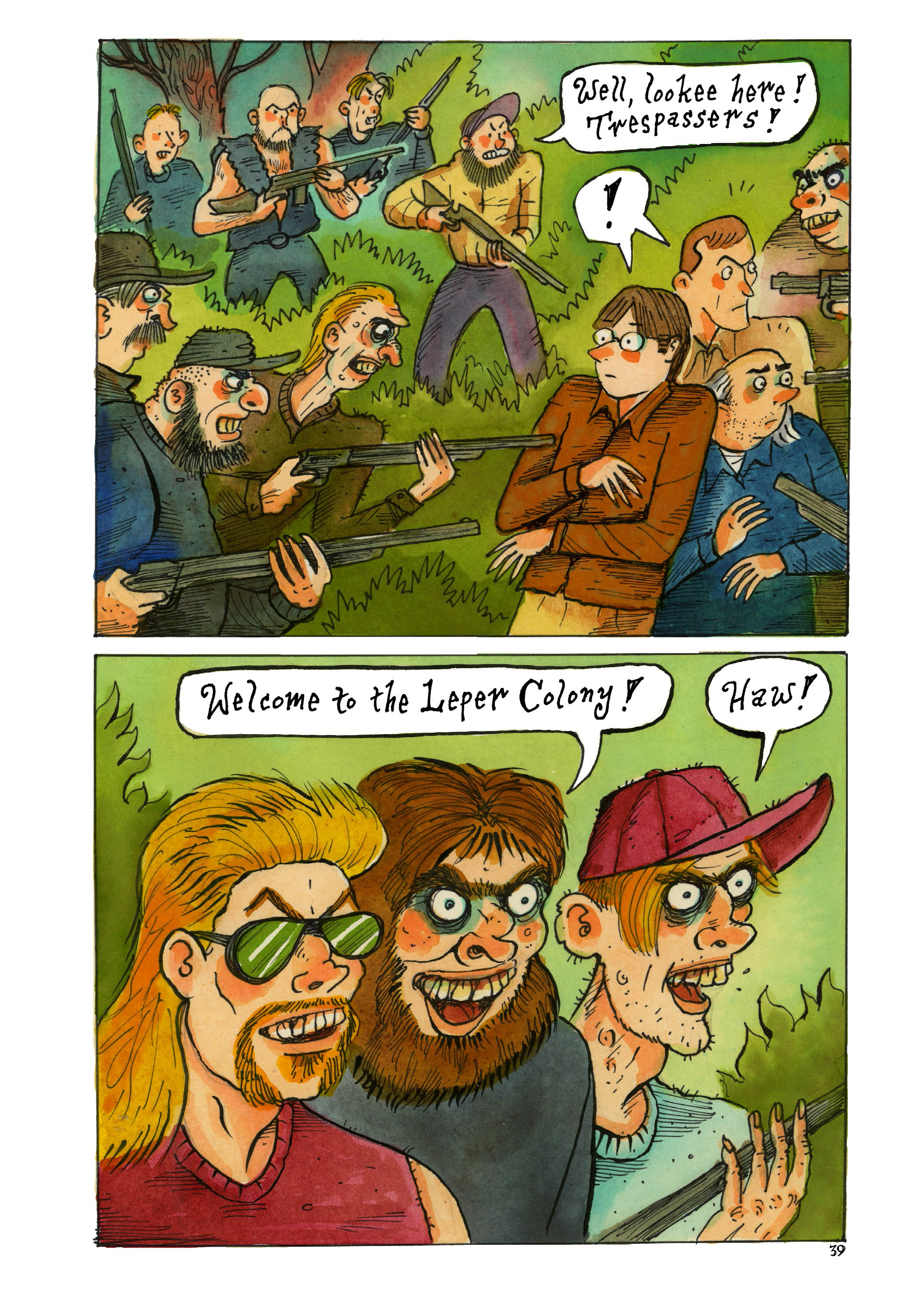 Read online Violenzia and Other Deadly Amusements comic -  Issue # TPB - 40