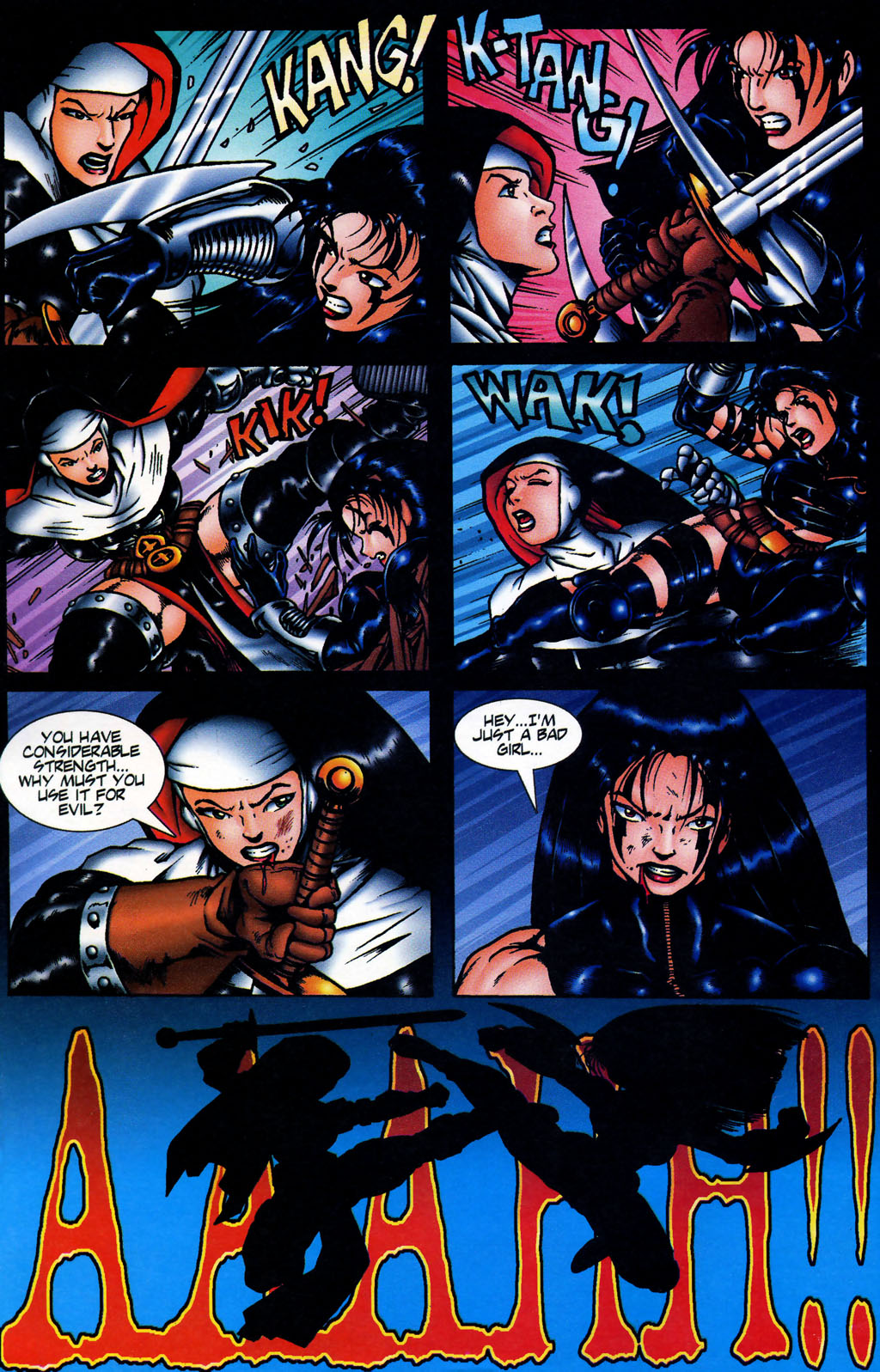 Read online Warrior Nun Areala vs. Razor comic -  Issue # Full - 23