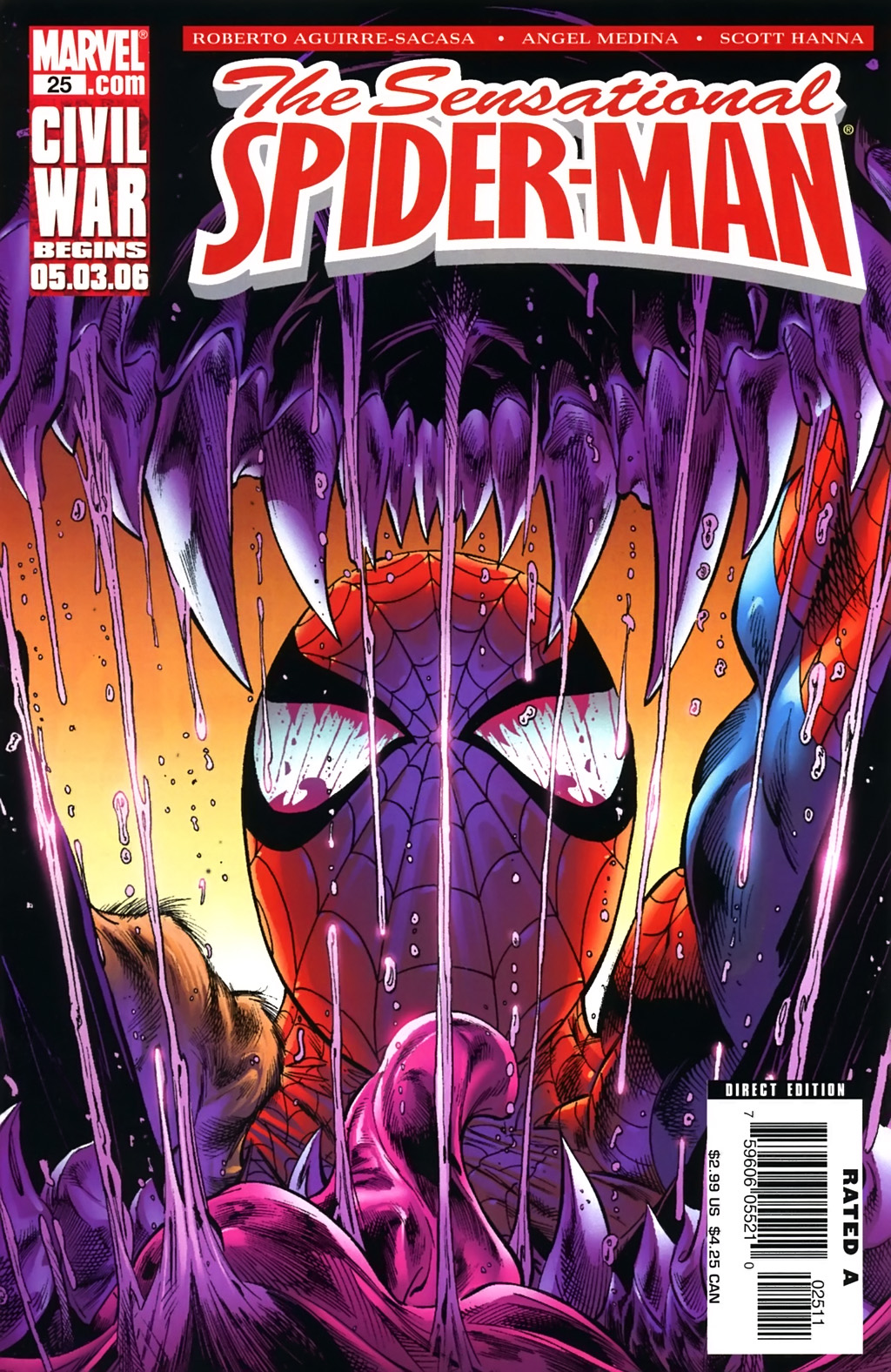 Read online The Sensational Spider-Man (2006) comic -  Issue #25 - 1