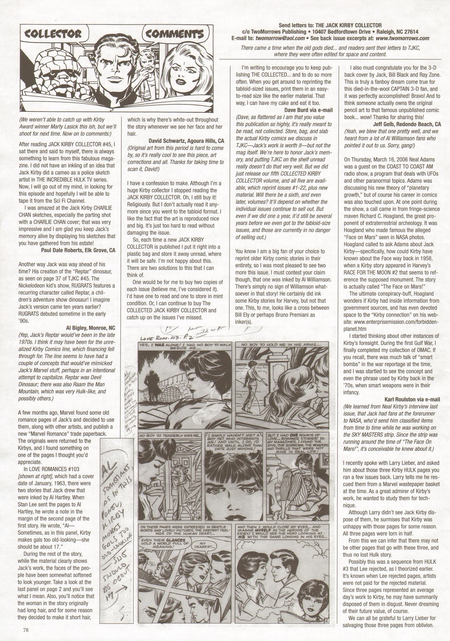 Read online The Jack Kirby Collector comic -  Issue #46 - 77