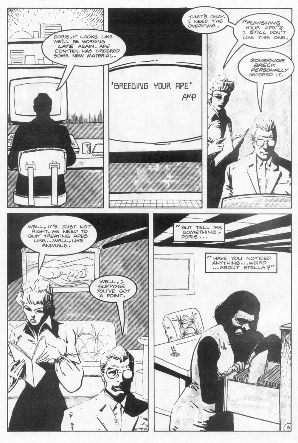 Read online Planet of the Apes (1990) comic -  Issue #19 - 5