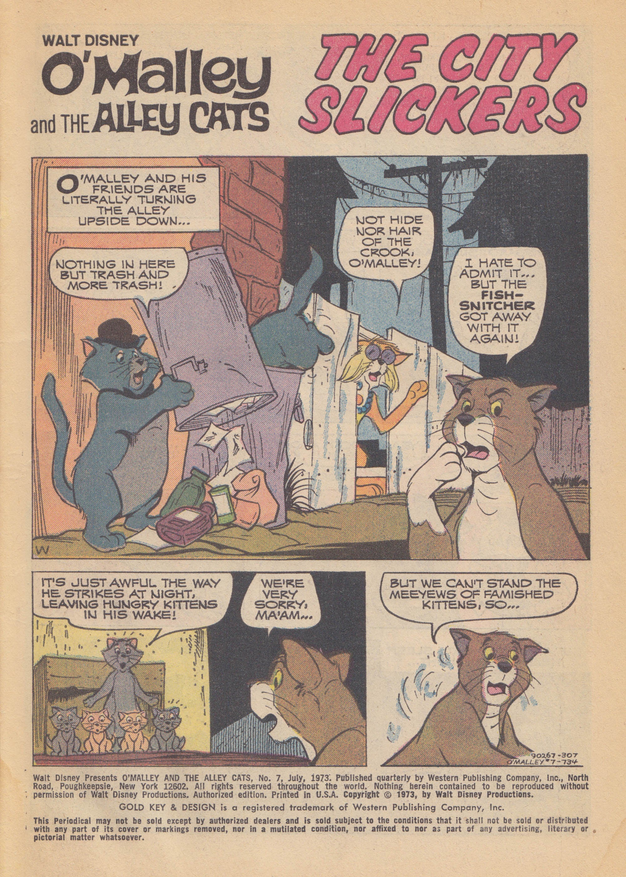 Read online O'Malley and the Alley Cats comic -  Issue #7 - 3