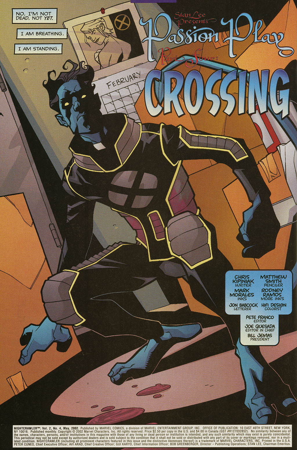 Read online Nightcrawler (2002) comic -  Issue #4 - 5