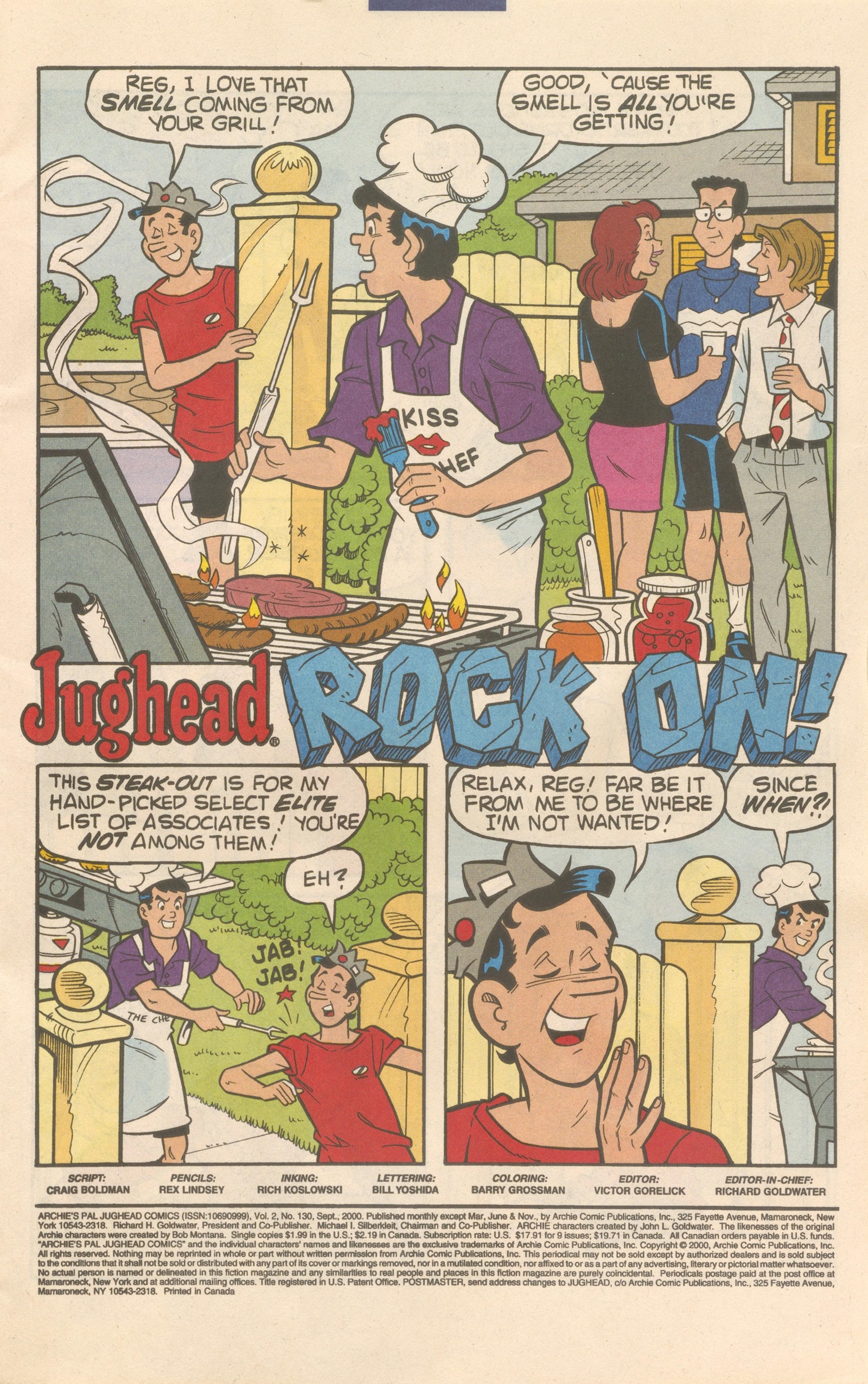 Read online Archie's Pal Jughead Comics comic -  Issue #130 - 3