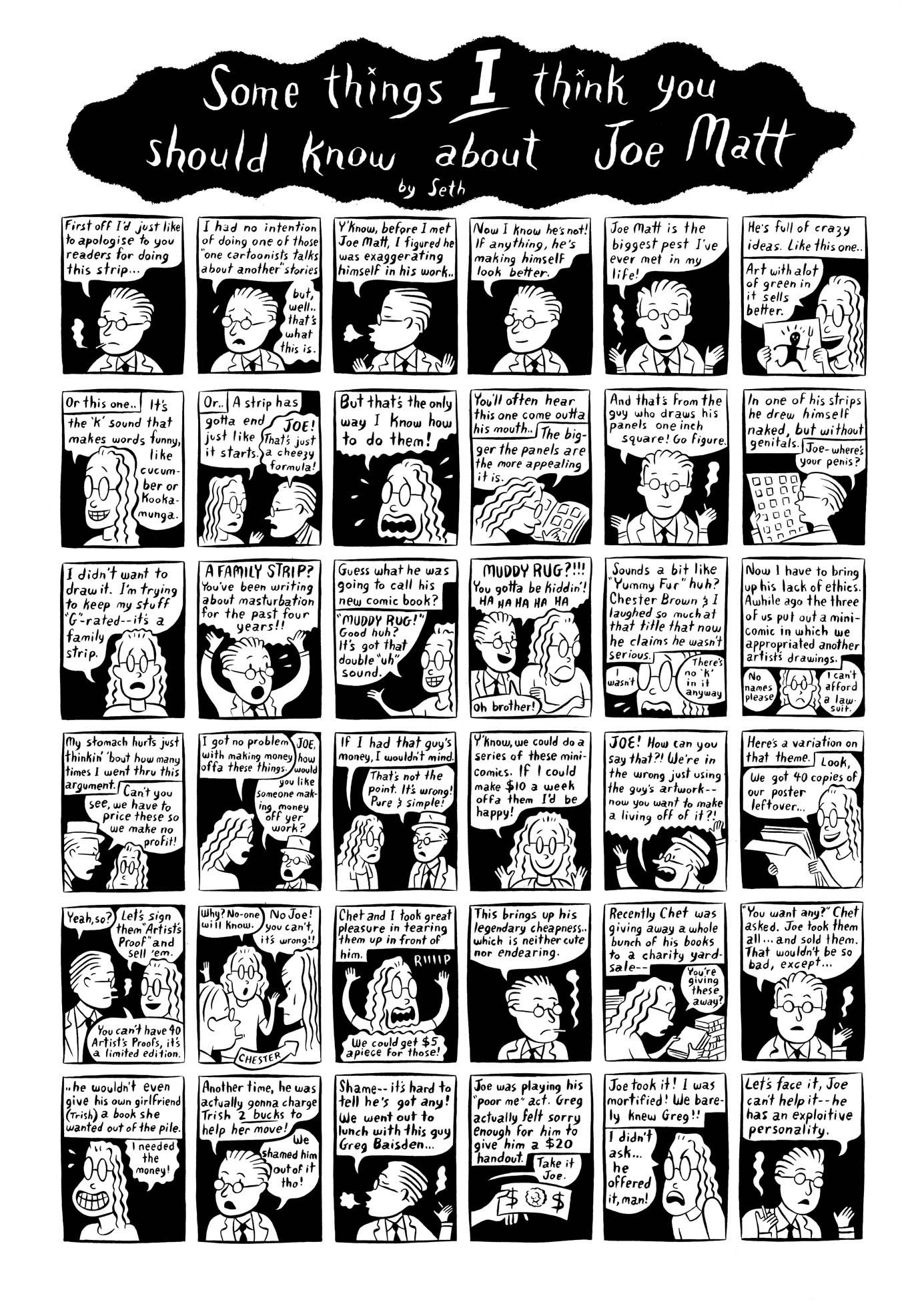 Read online Peepshow: The Cartoon Diary of Joe Matt comic -  Issue # Full - 92