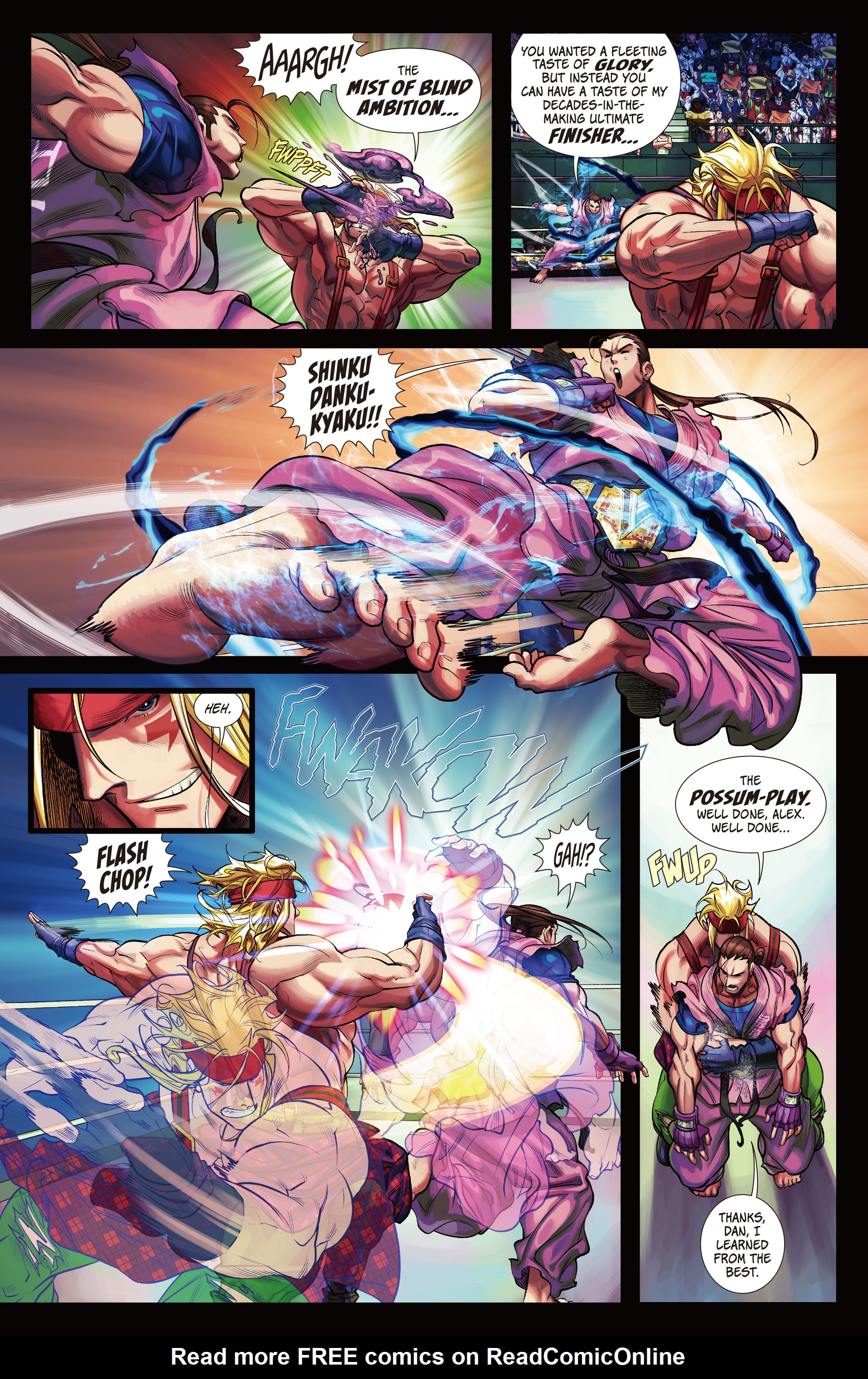 Read online Street Fighter One-shots comic -  Issue # Wrestlepalooza - 7