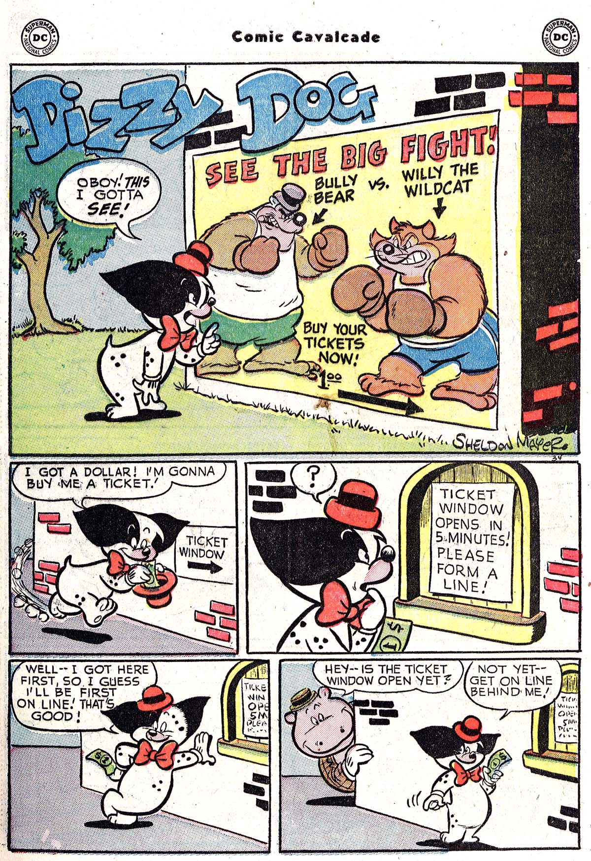 Read online Comic Cavalcade comic -  Issue #58 - 60