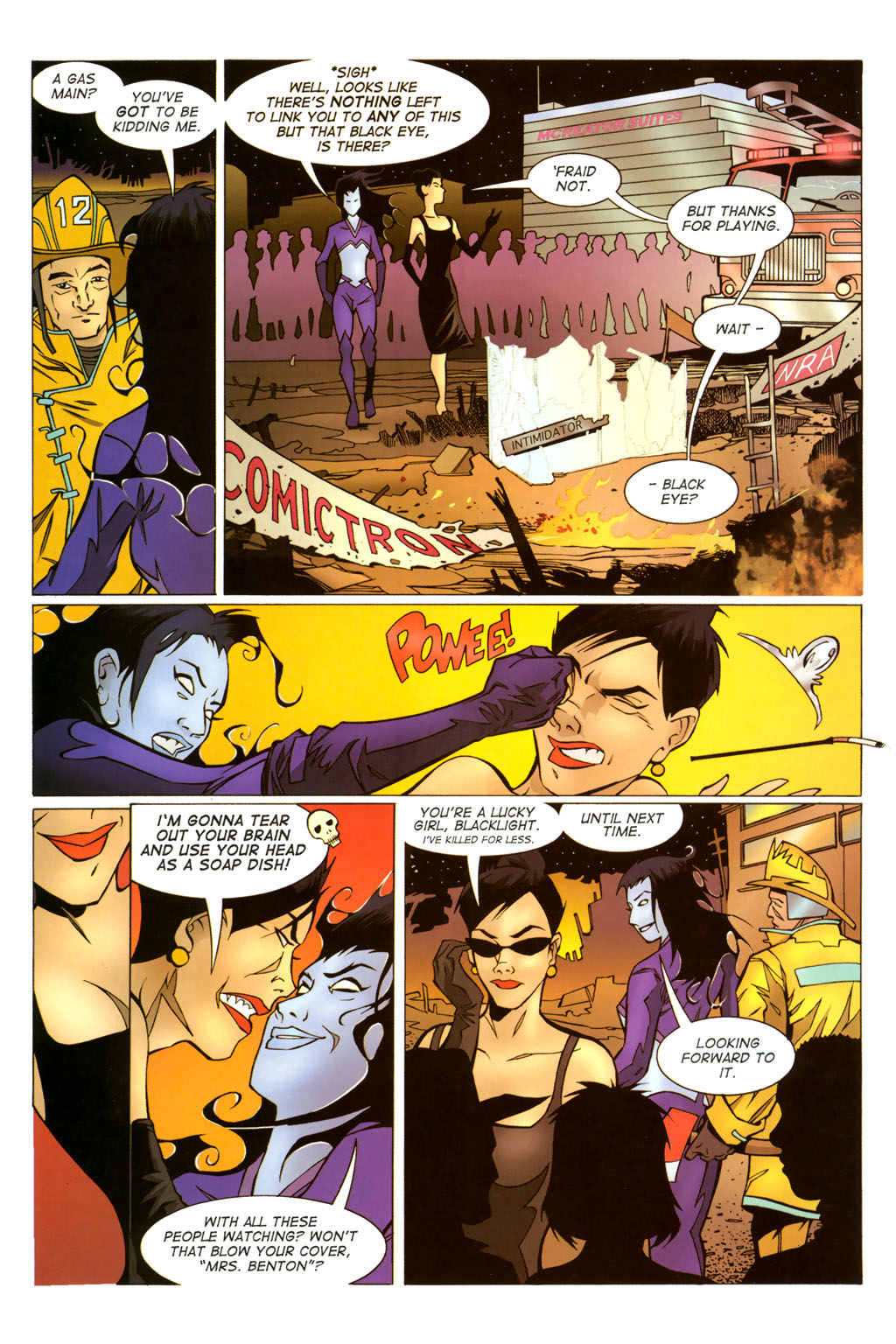 Read online Bomb Queen versus Blacklight comic -  Issue # Full - 22