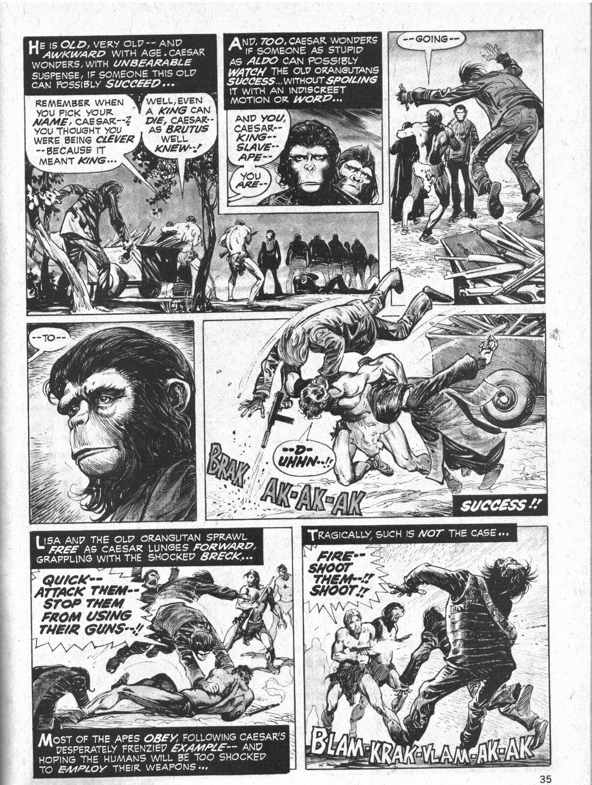 Read online Planet of the Apes comic -  Issue #22 - 36