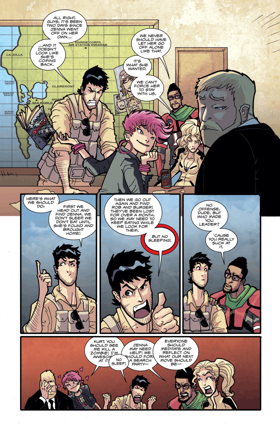 Read online Fanboys vs. Zombies comic -  Issue #9 - 5