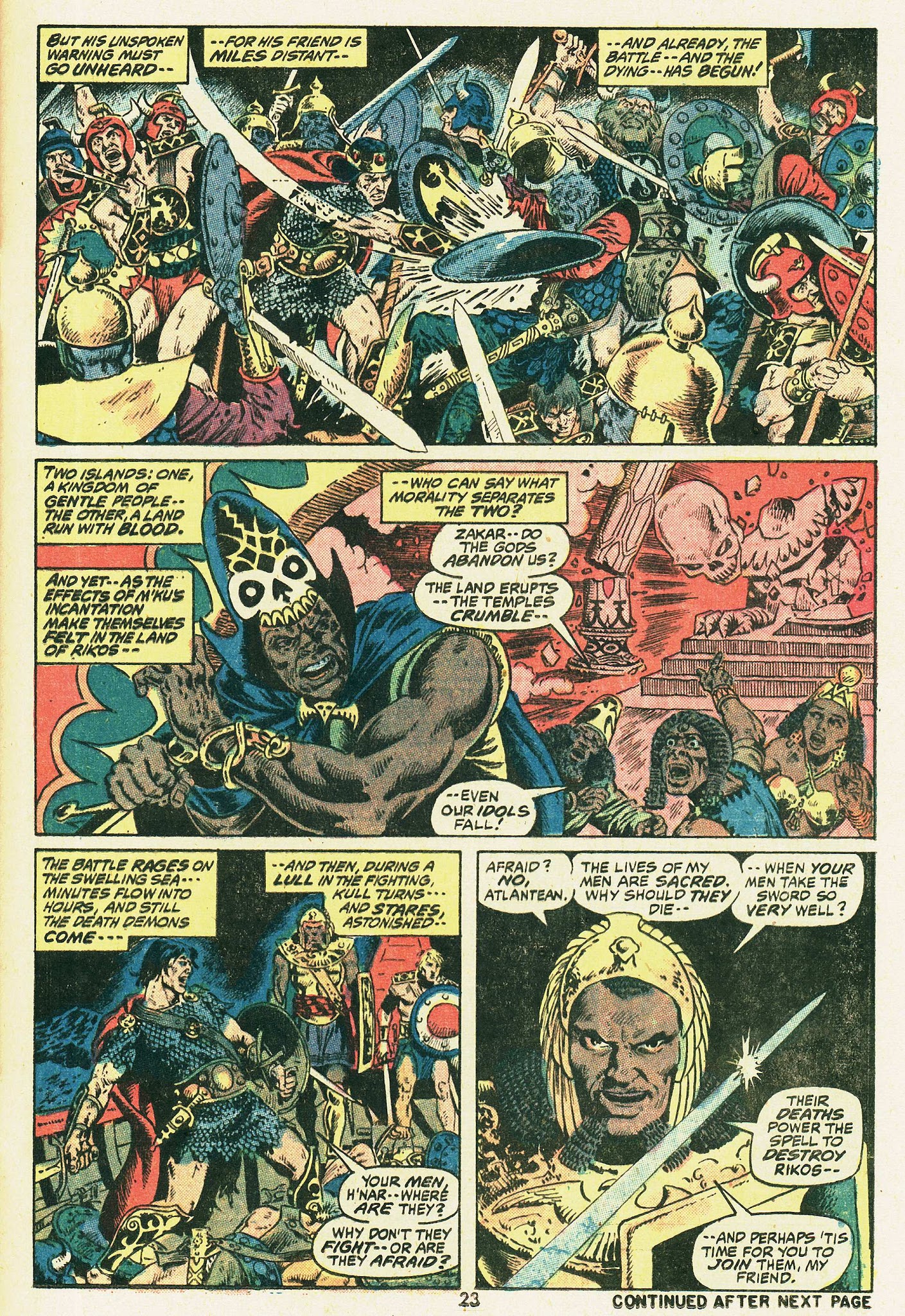 Read online Kull, the Conqueror (1971) comic -  Issue #5 - 18