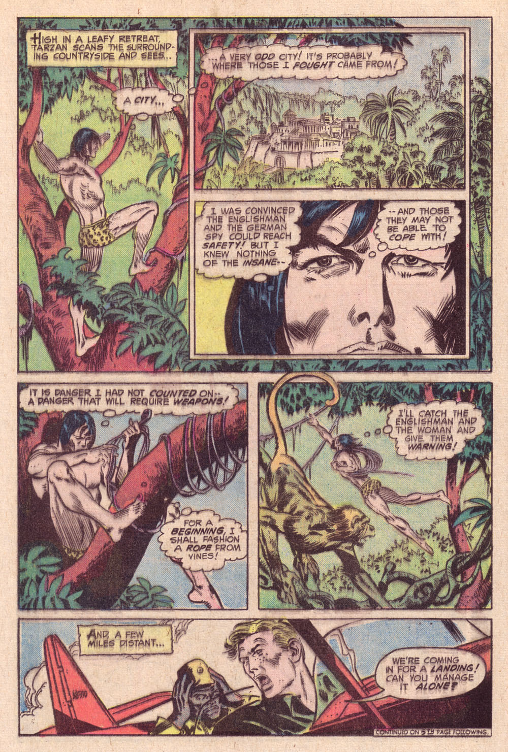 Read online Tarzan (1972) comic -  Issue #255 - 10