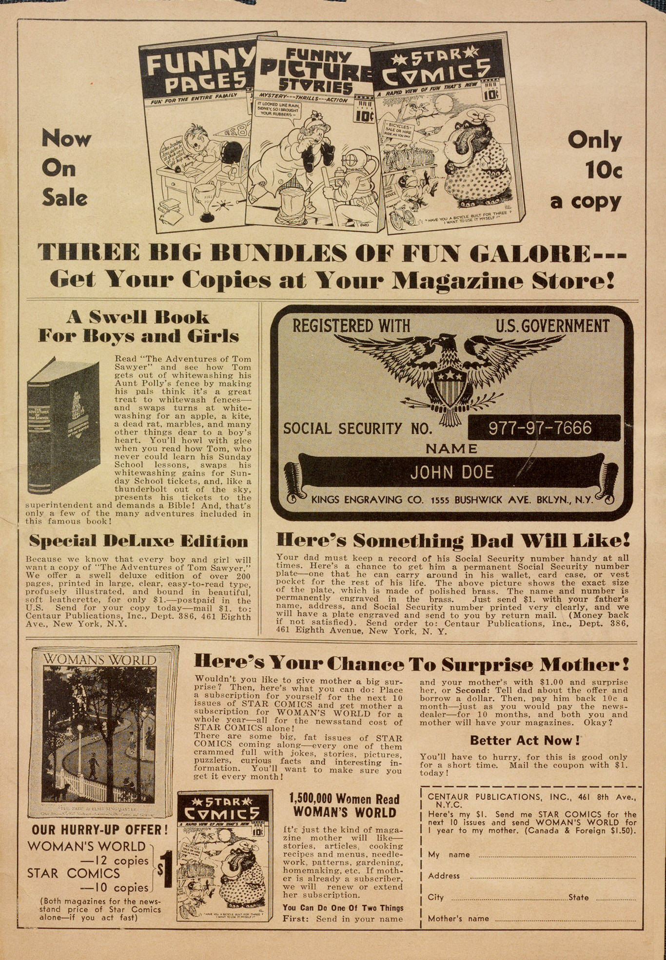 Read online Keen Detective Funnies comic -  Issue #1 - 53