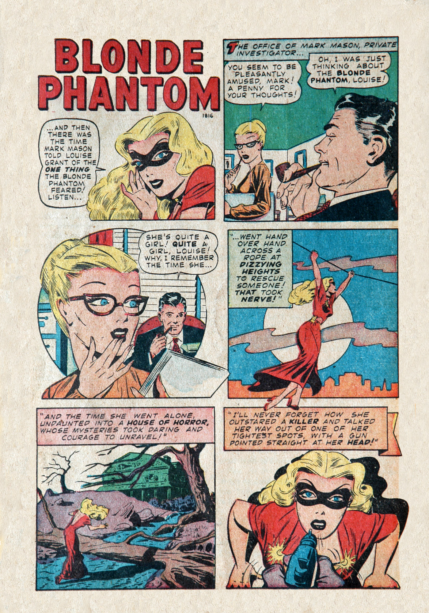 Read online Blonde Phantom Comics comic -  Issue #14 - 18