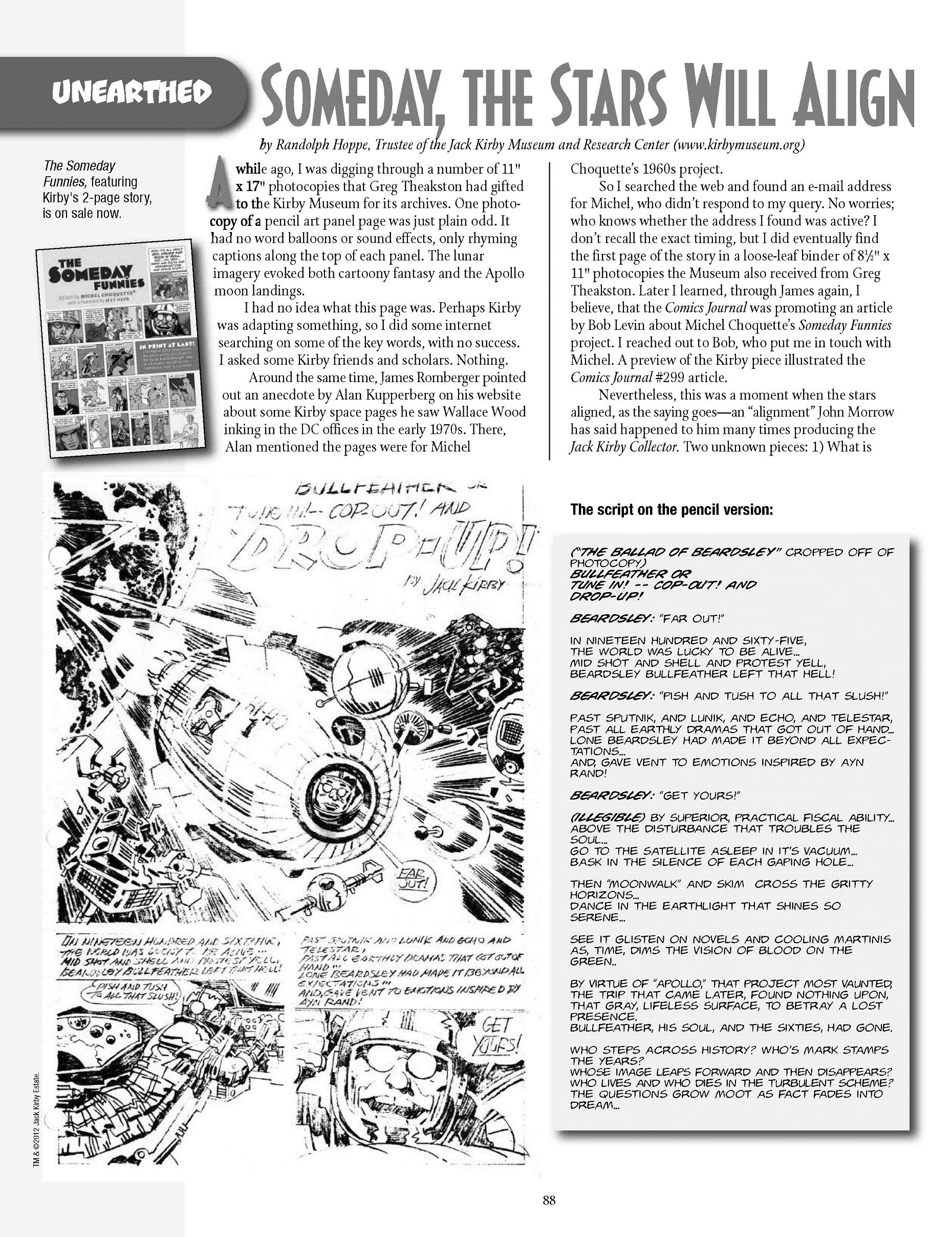 Read online The Jack Kirby Collector comic -  Issue #59 - 85