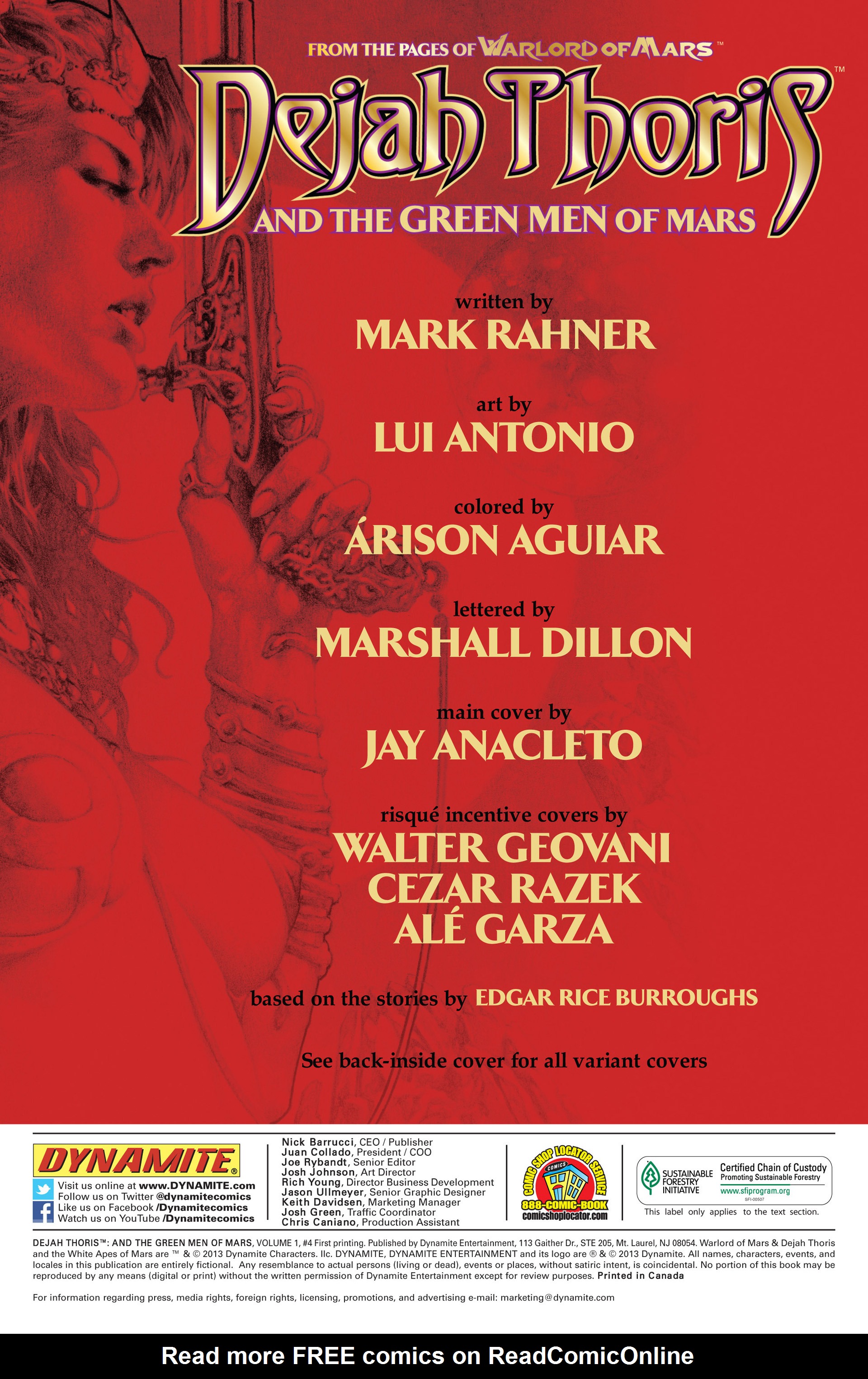 Read online Dejah Thoris and the Green Men of Mars comic -  Issue #4 - 2