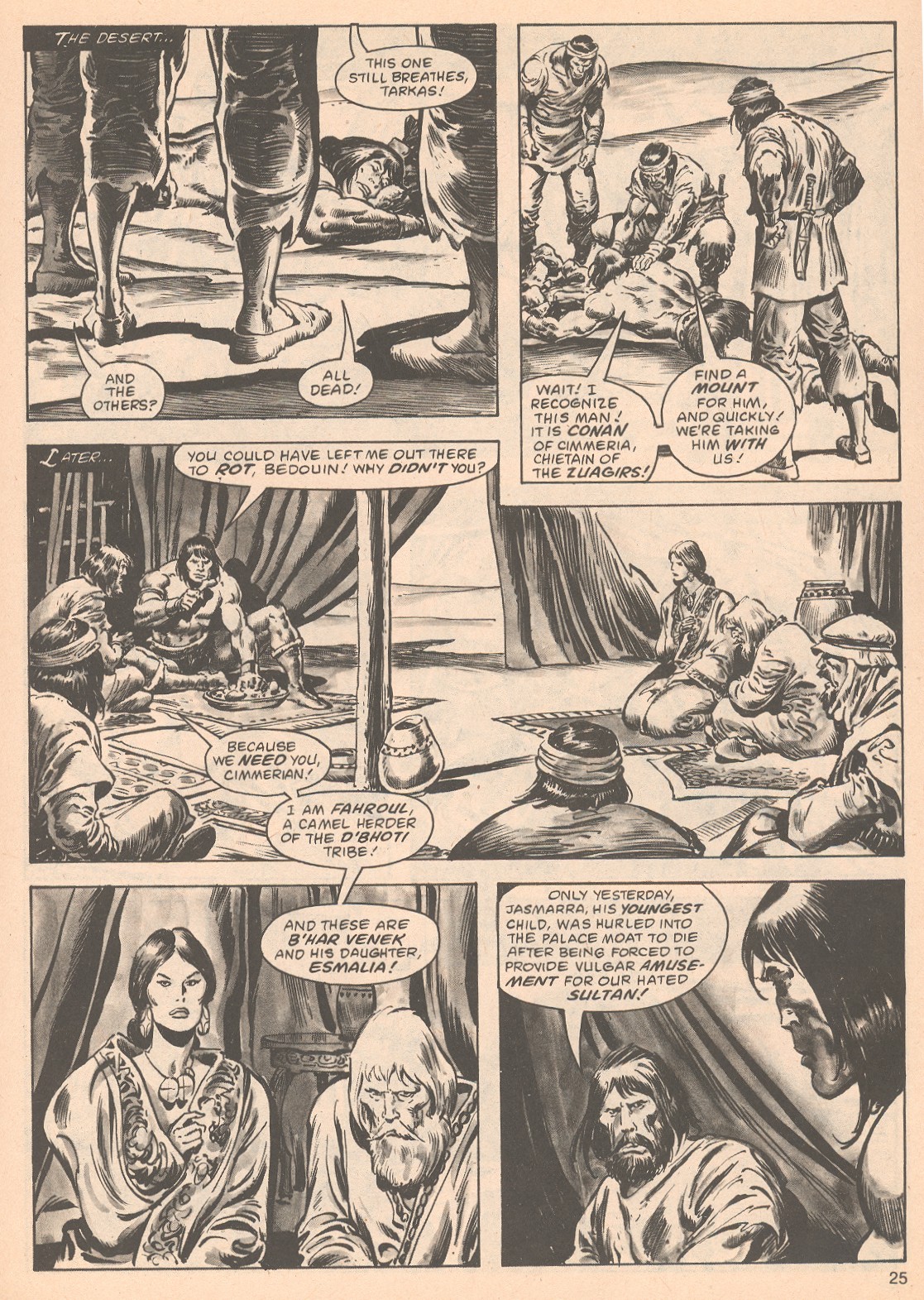 Read online The Savage Sword Of Conan comic -  Issue #63 - 25
