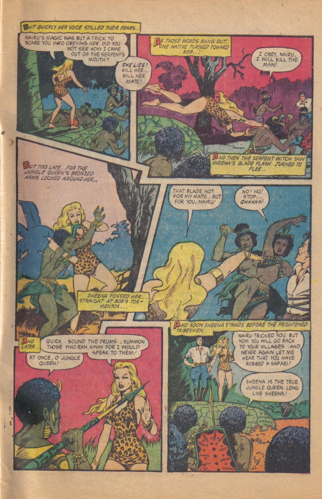 Sheena, Queen of the Jungle (1942) issue 18 - Page 35