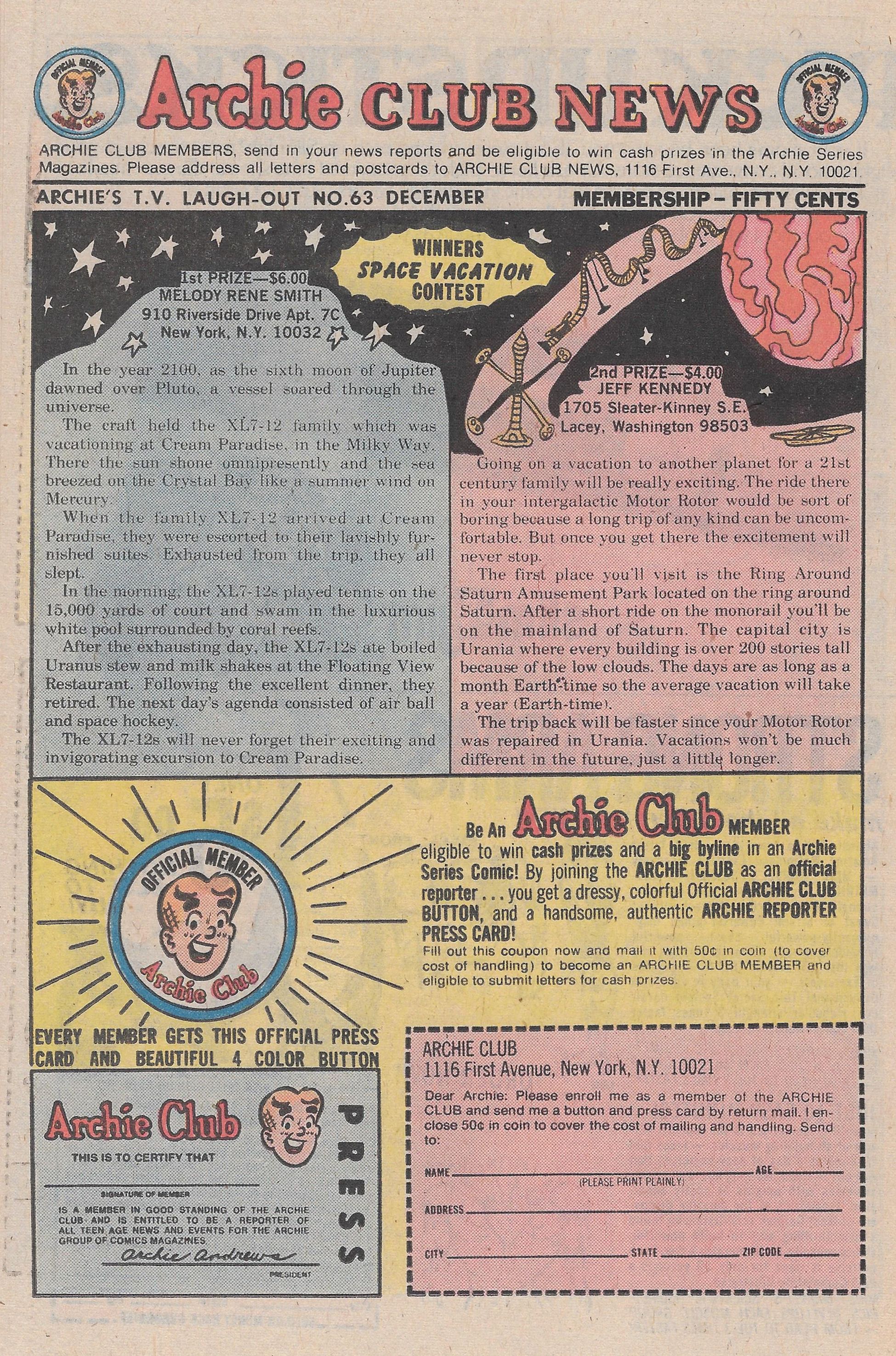 Read online Archie's TV Laugh-Out comic -  Issue #63 - 26