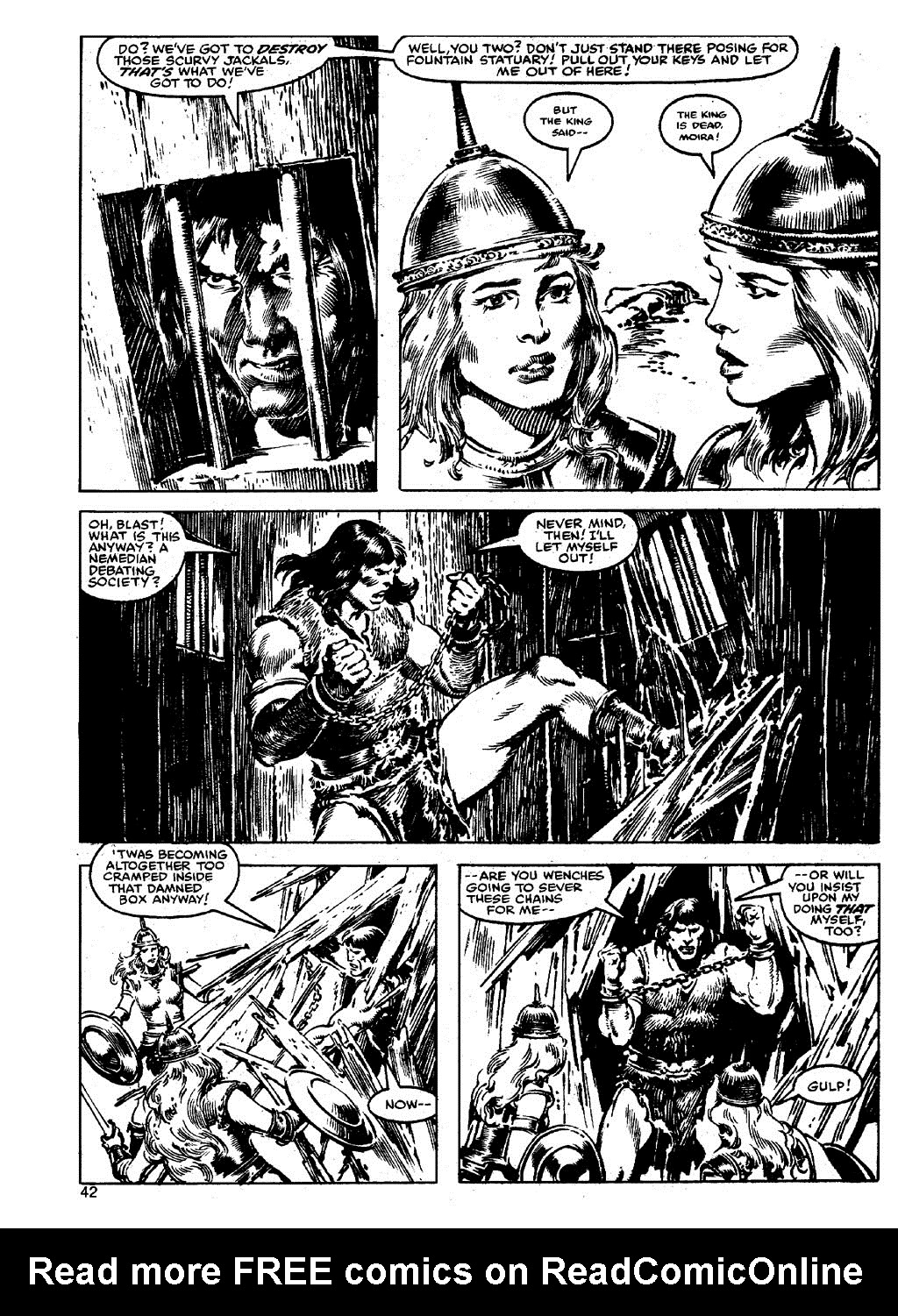 Read online The Savage Sword Of Conan comic -  Issue #90 - 41