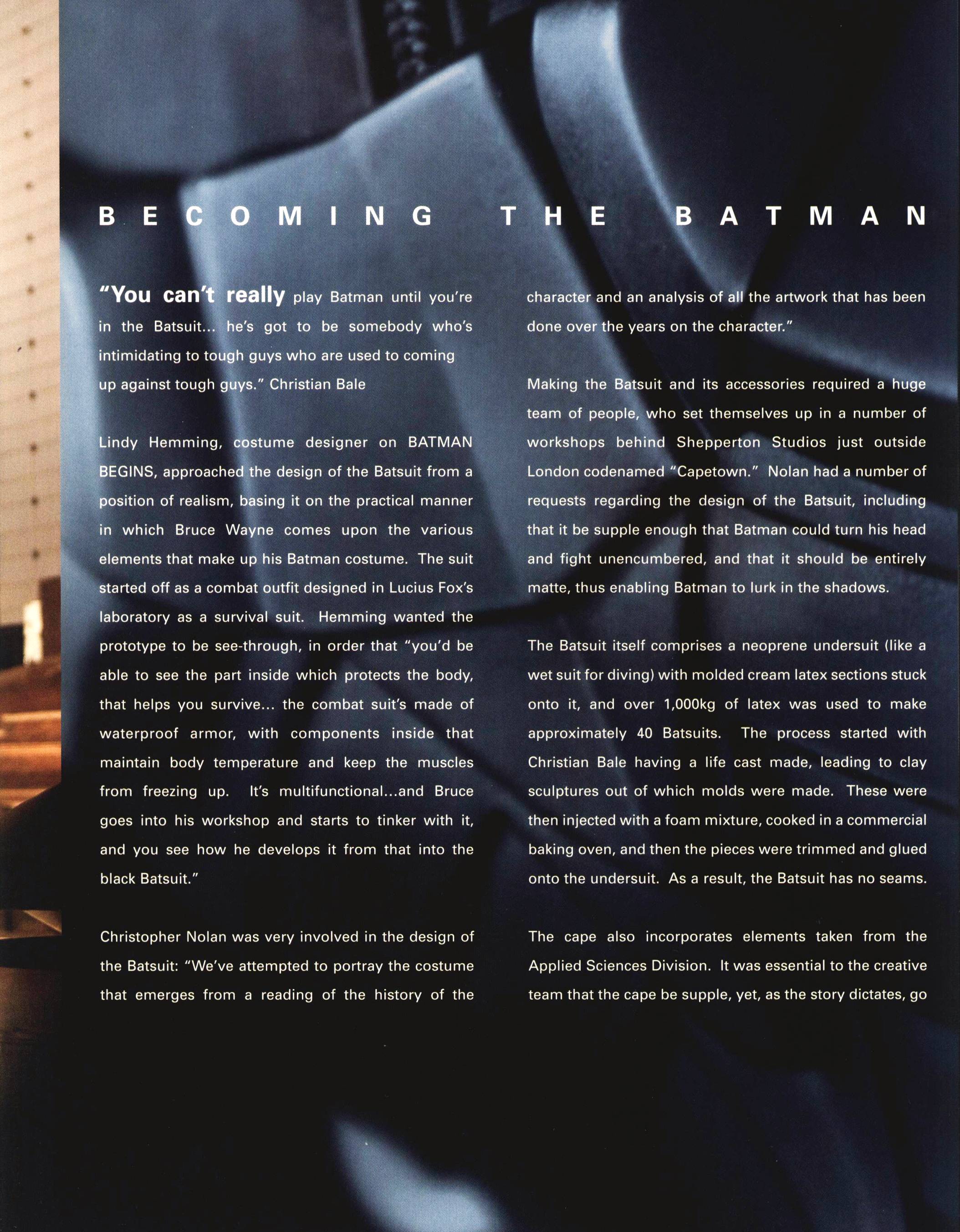 Read online Batman Begins: The Official Movie Guide comic -  Issue # TPB (Part 1) - 84