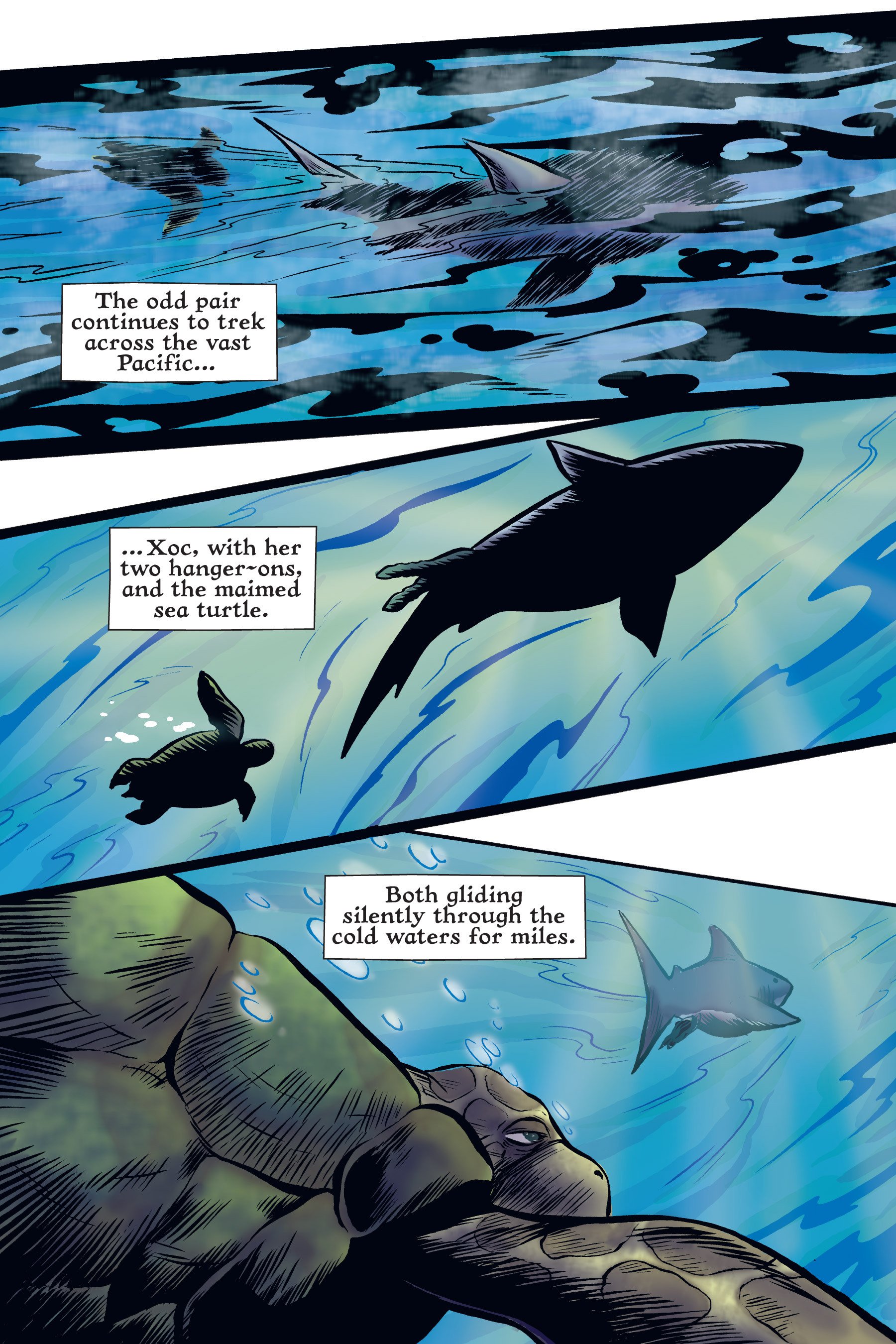 Read online Xoc: Journey of a Great White comic -  Issue # TPB - 61
