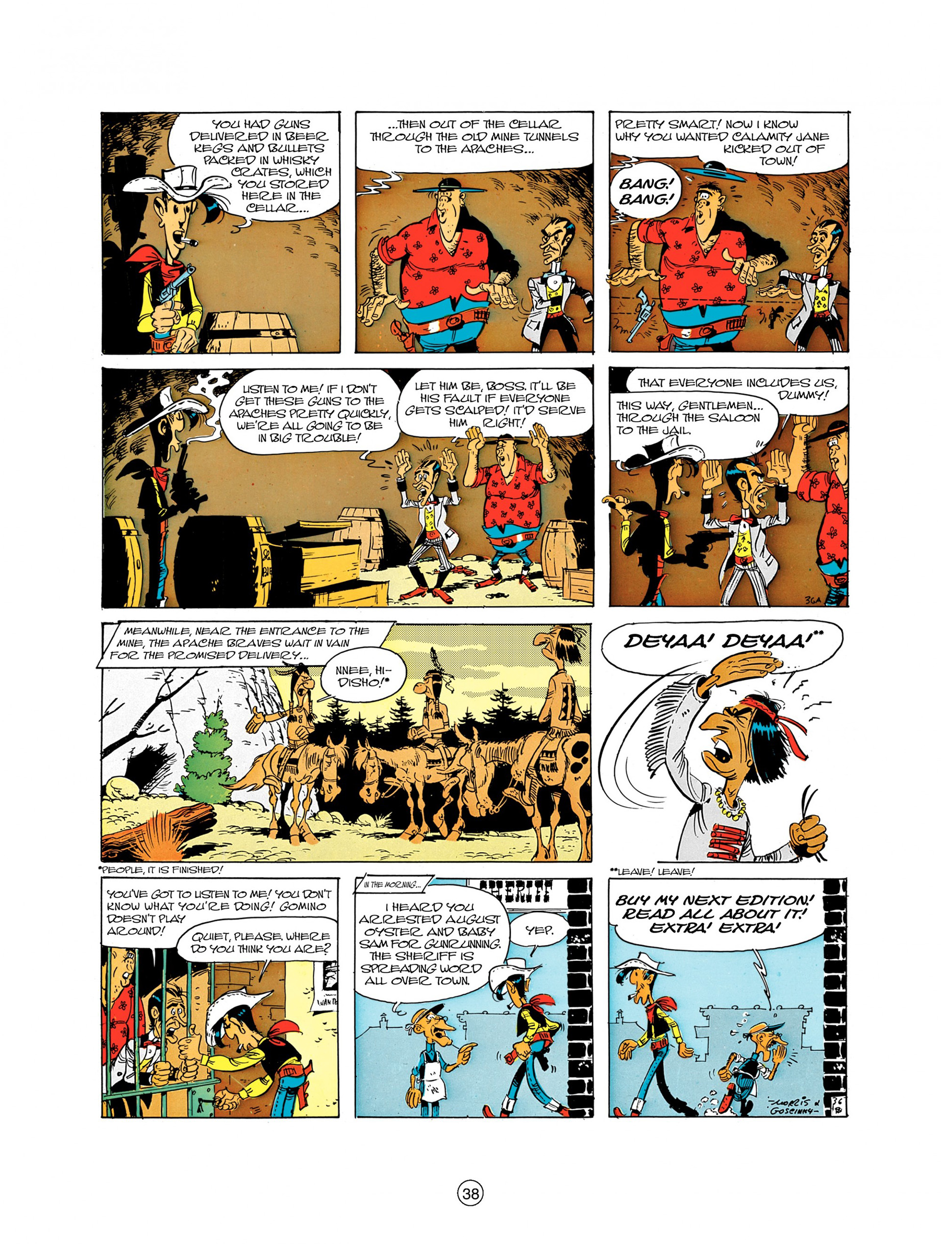 Read online A Lucky Luke Adventure comic -  Issue #8 - 38