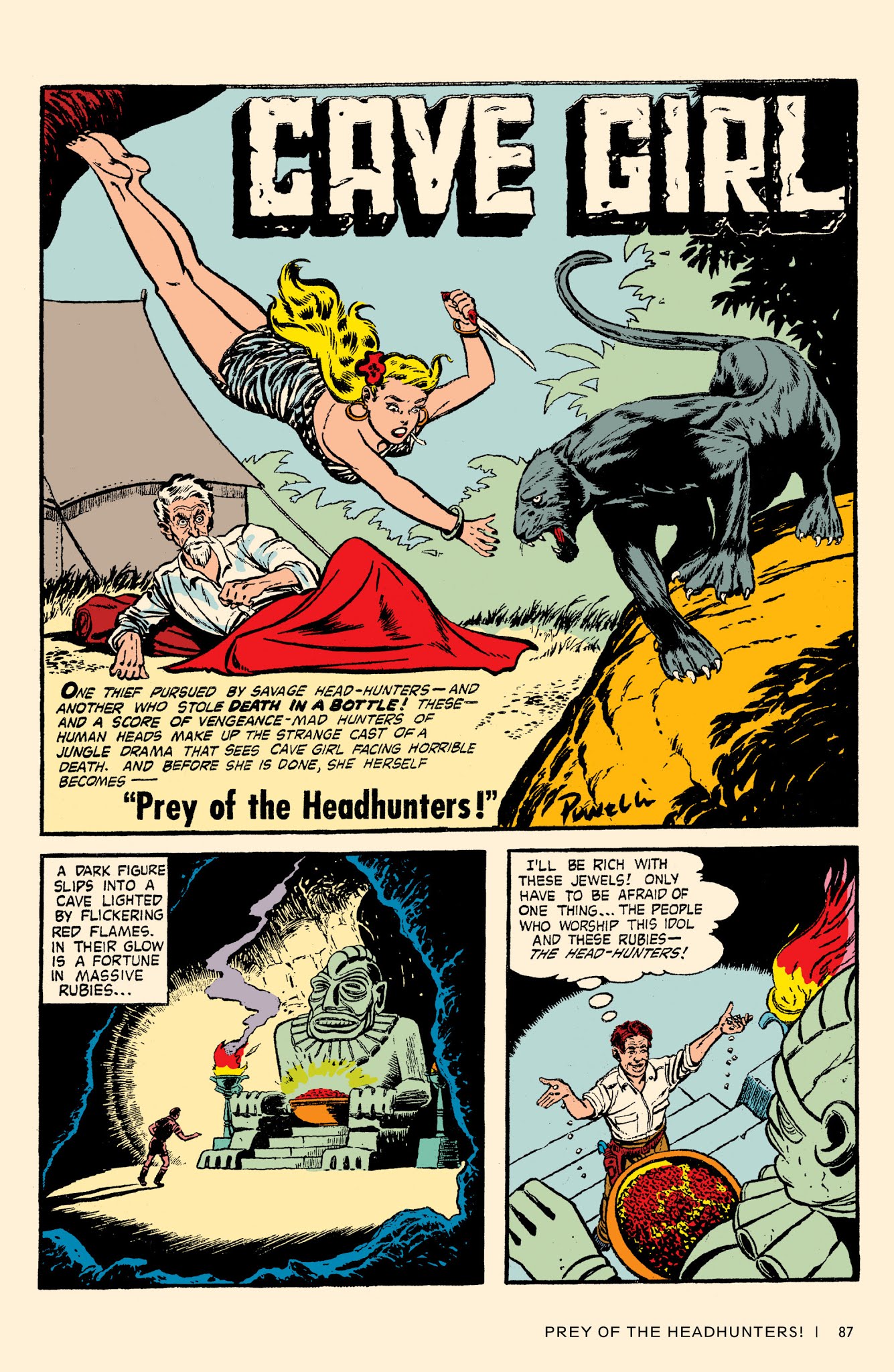Read online Bob Powell's Complete Cave Girl comic -  Issue # TPB (Part 1) - 88