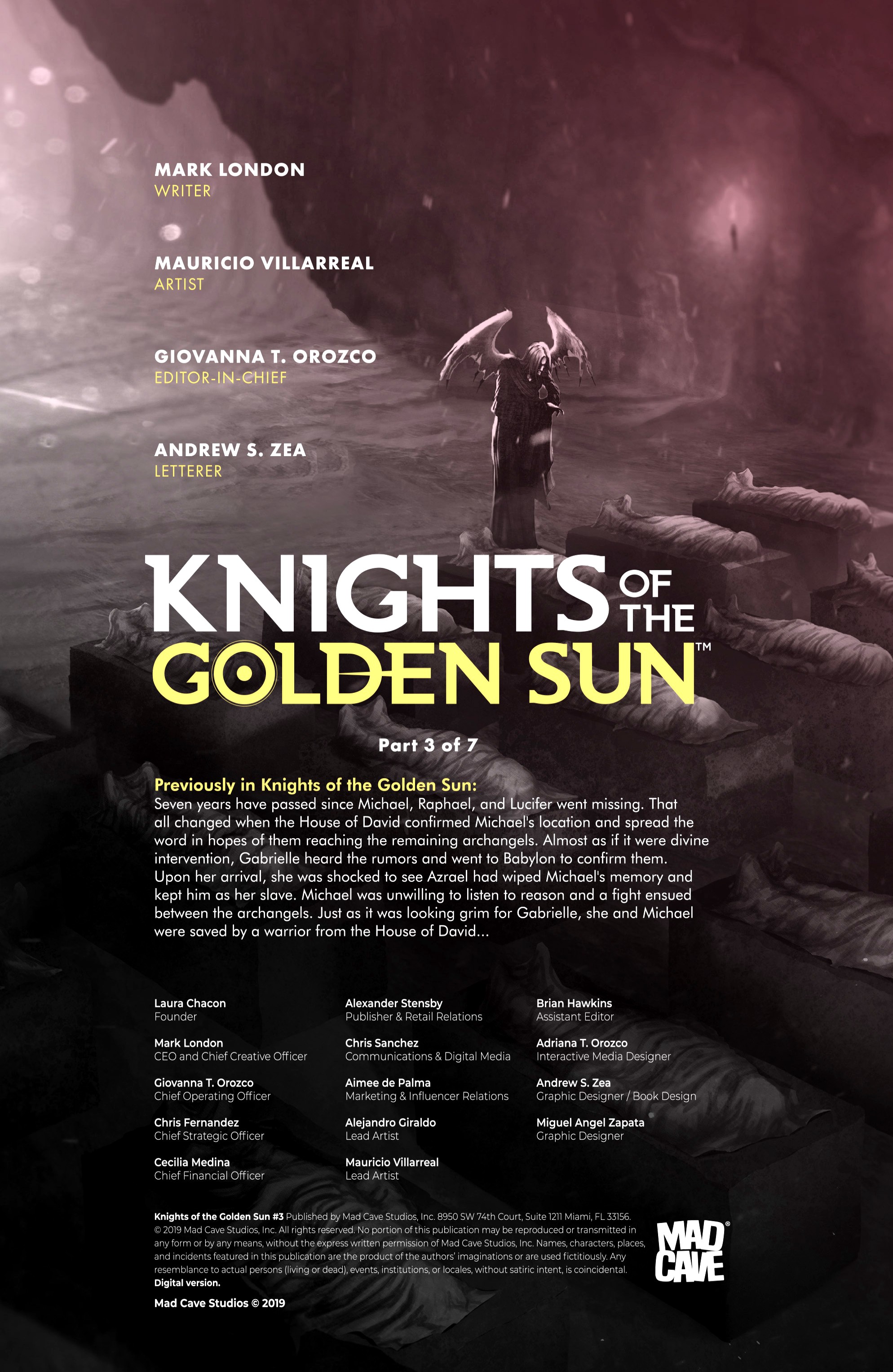 Read online Knights of the Golden Sun comic -  Issue #3 - 2