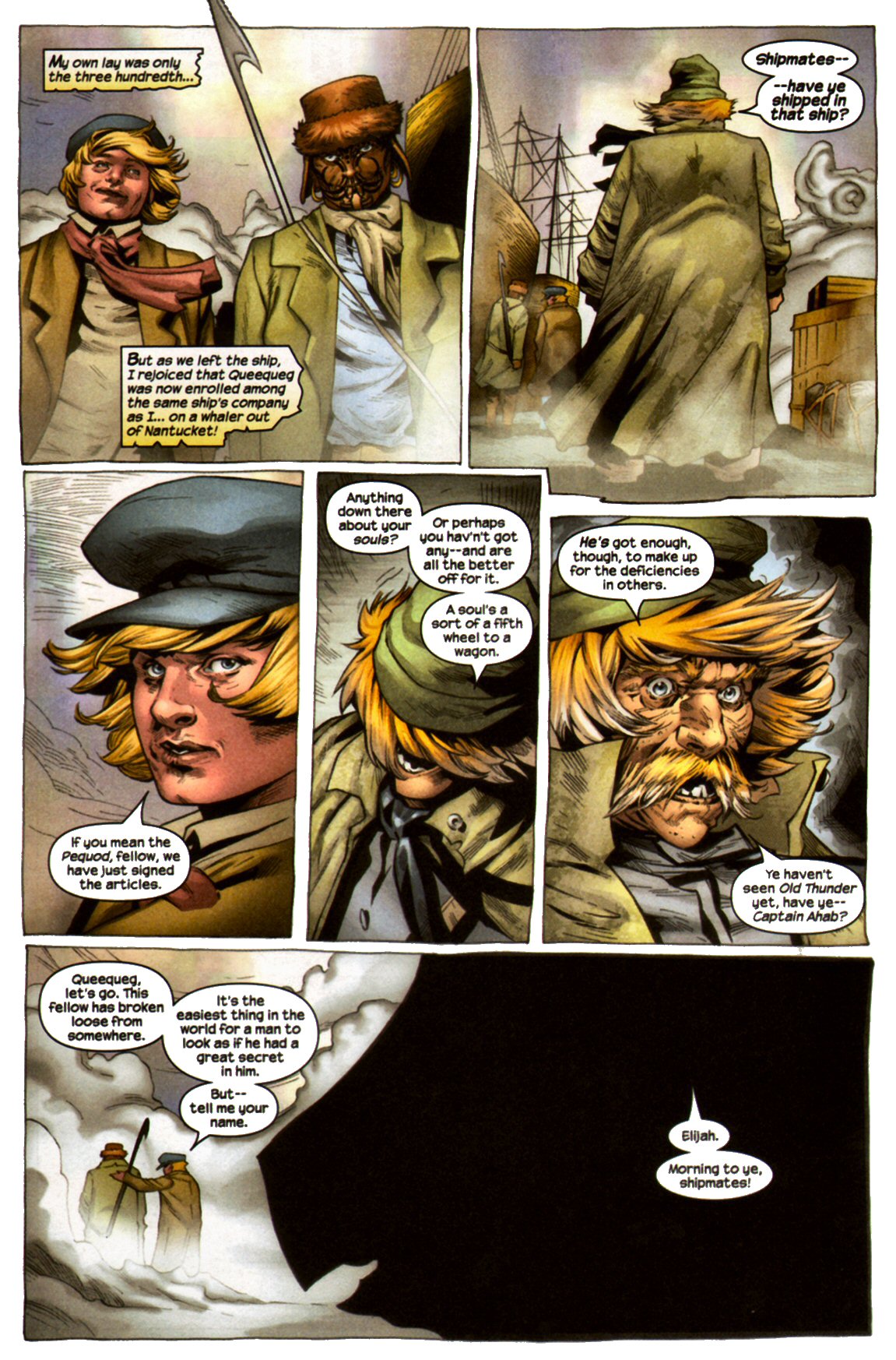 Read online Marvel Illustrated: Moby Dick comic -  Issue # TPB - 27