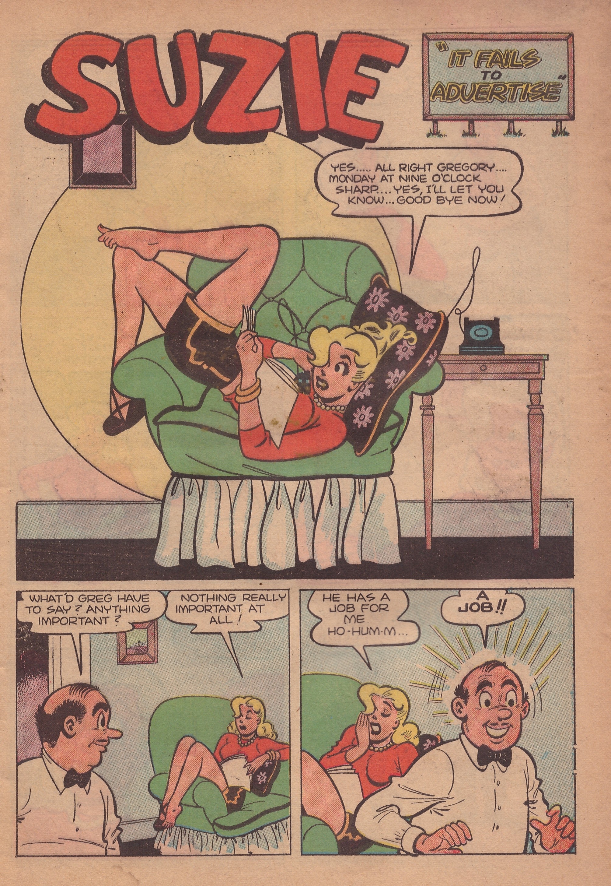 Read online Suzie Comics comic -  Issue #91 - 3