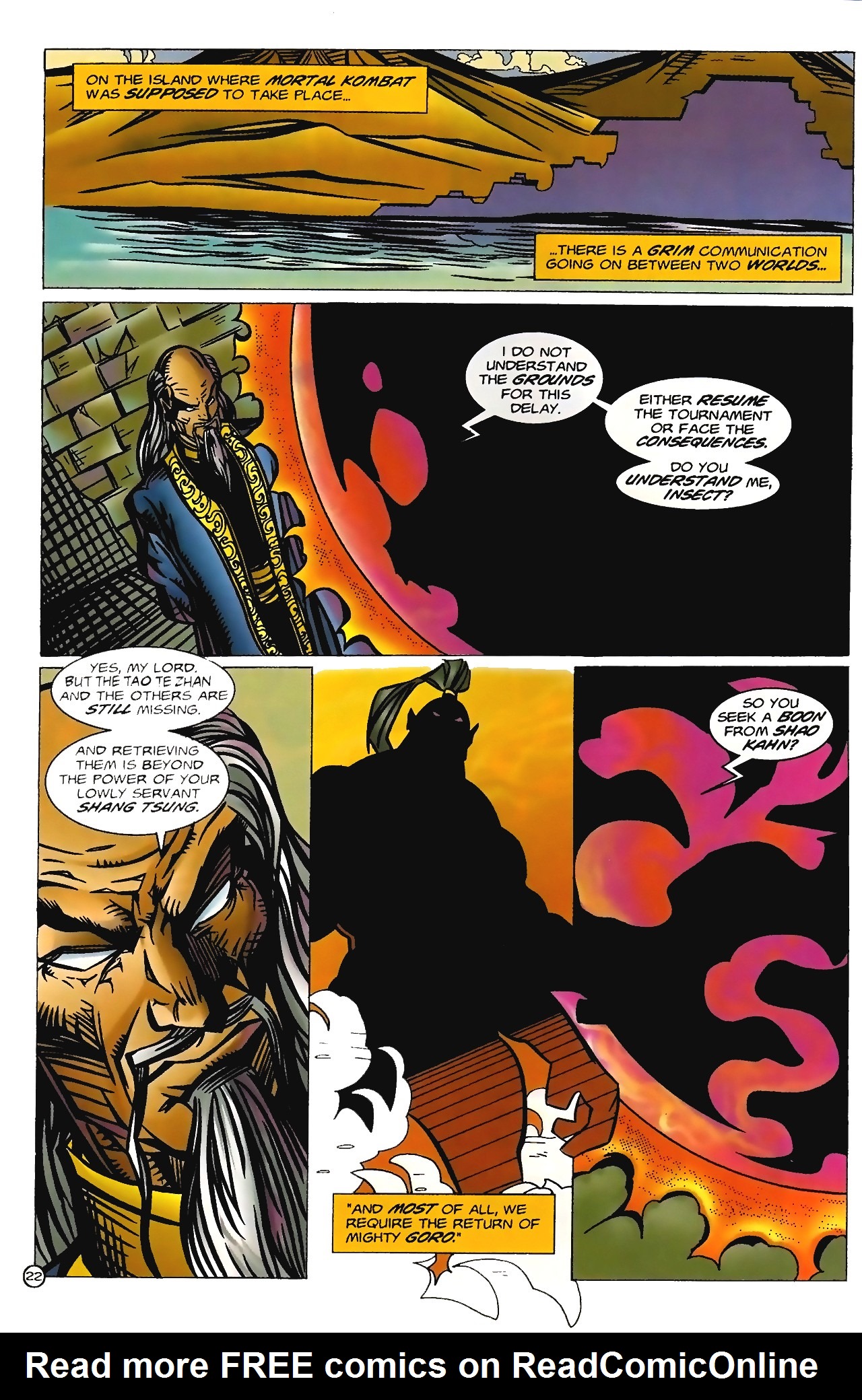 Read online Mortal Kombat (1994) comic -  Issue #6 - 23