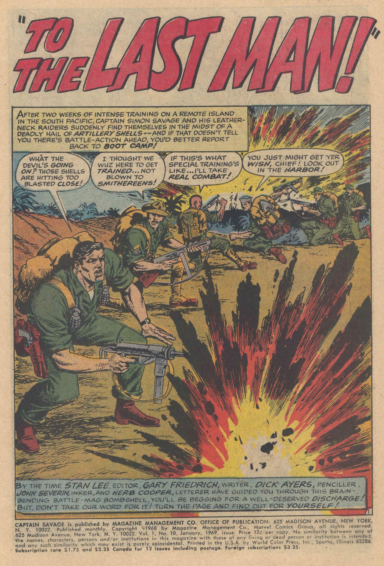 Read online Captain Savage and his Leatherneck Raiders comic -  Issue #10 - 3