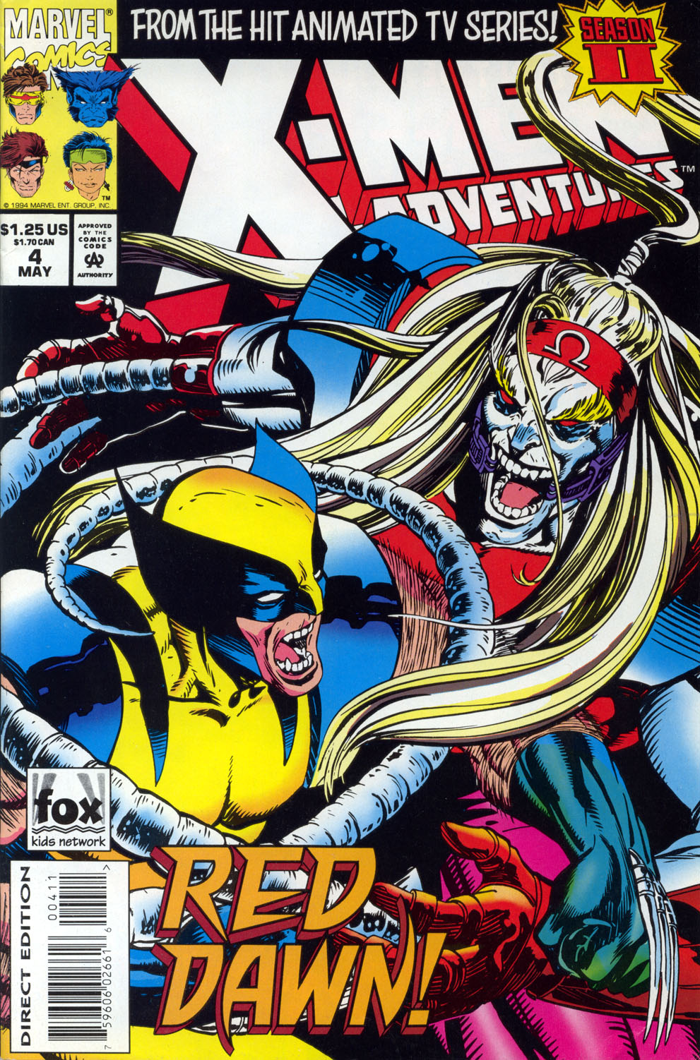 Read online X-Men Adventures (1994) comic -  Issue #4 - 1