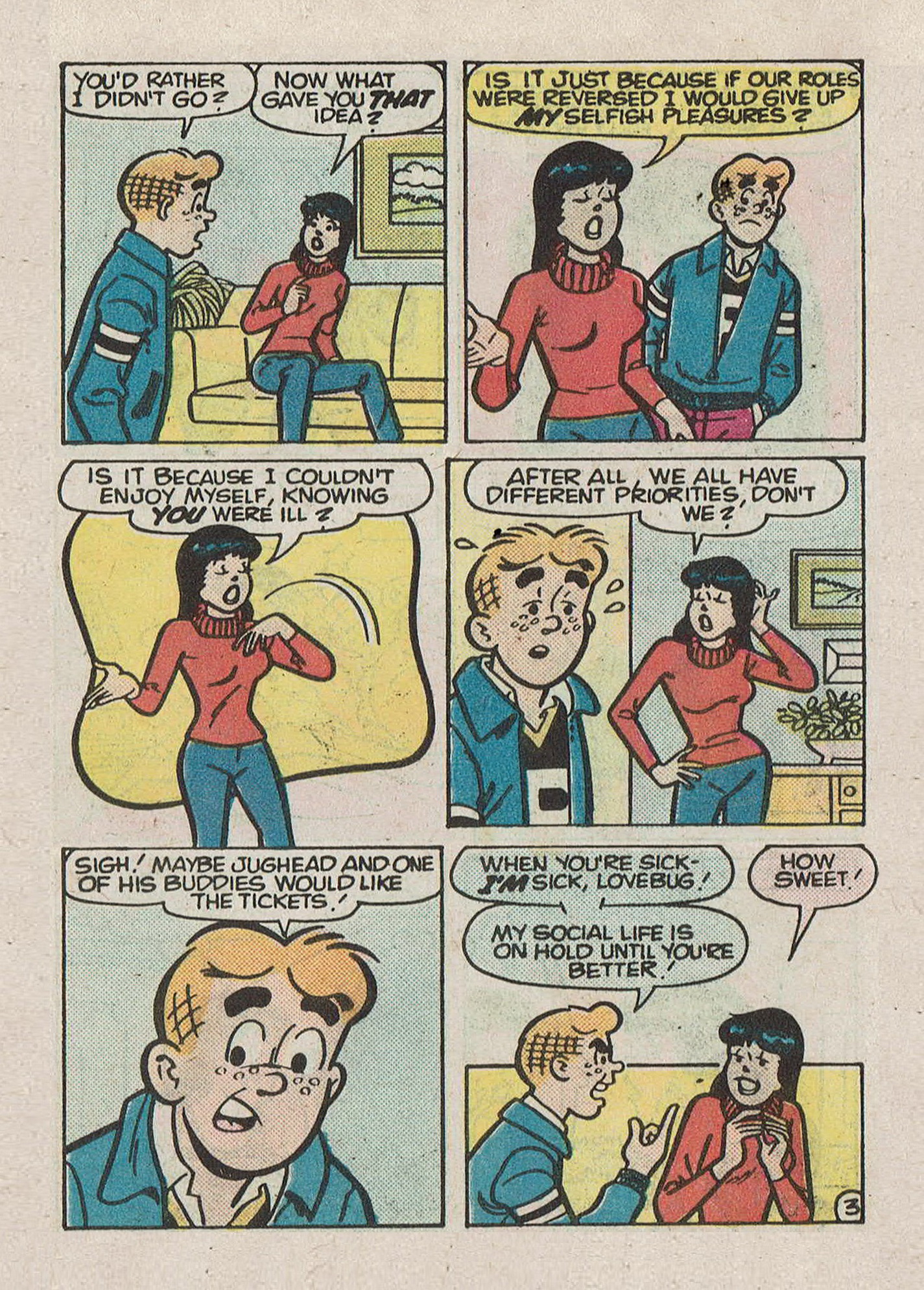 Read online Betty and Veronica Digest Magazine comic -  Issue #34 - 126