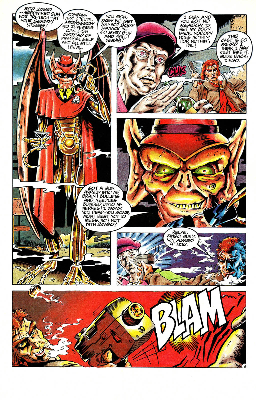 Read online Grimjack comic -  Issue #70 - 9