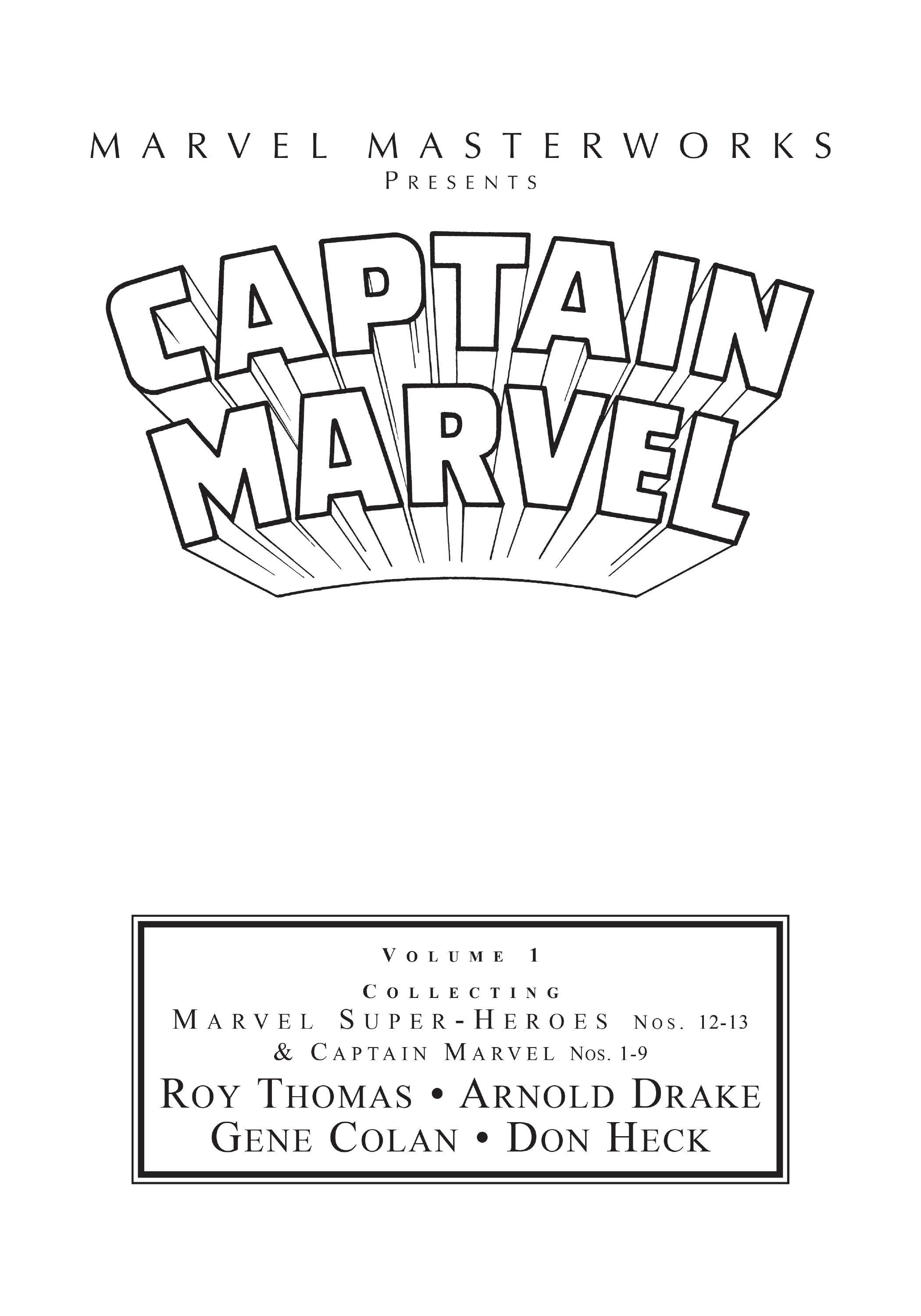 Read online Marvel Masterworks: Captain Marvel comic -  Issue # TPB 1 (Part 1) - 2