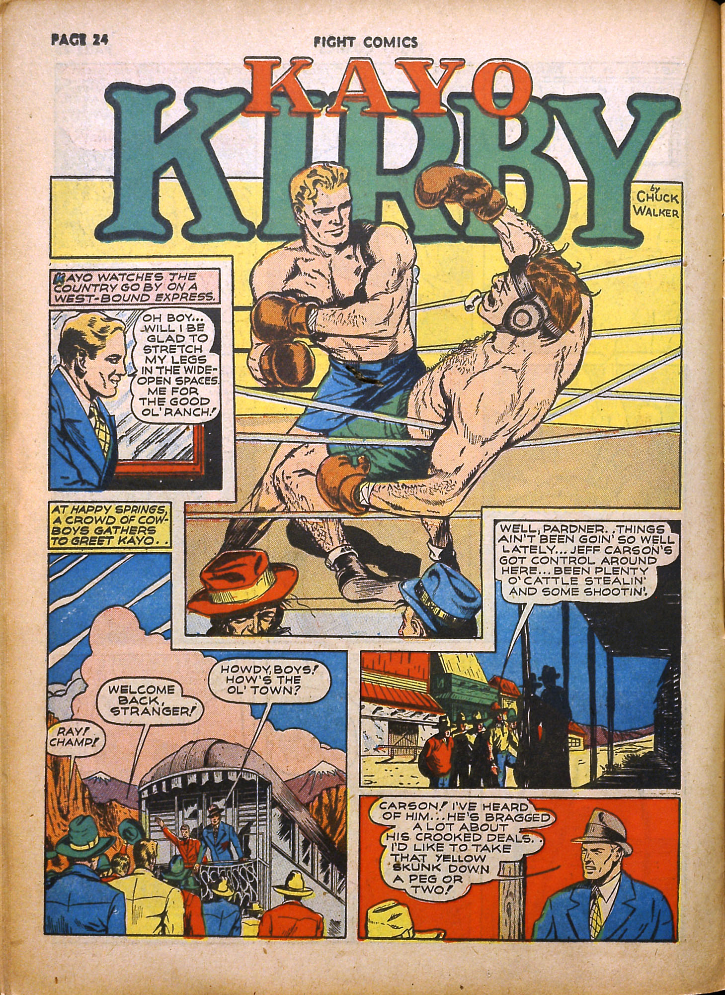 Read online Fight Comics comic -  Issue #14 - 26